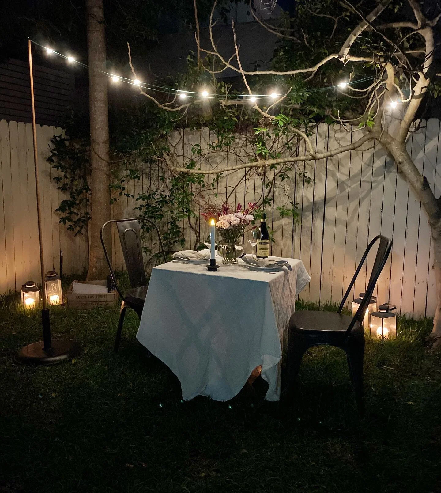 Trialing a new dinner setup✨
