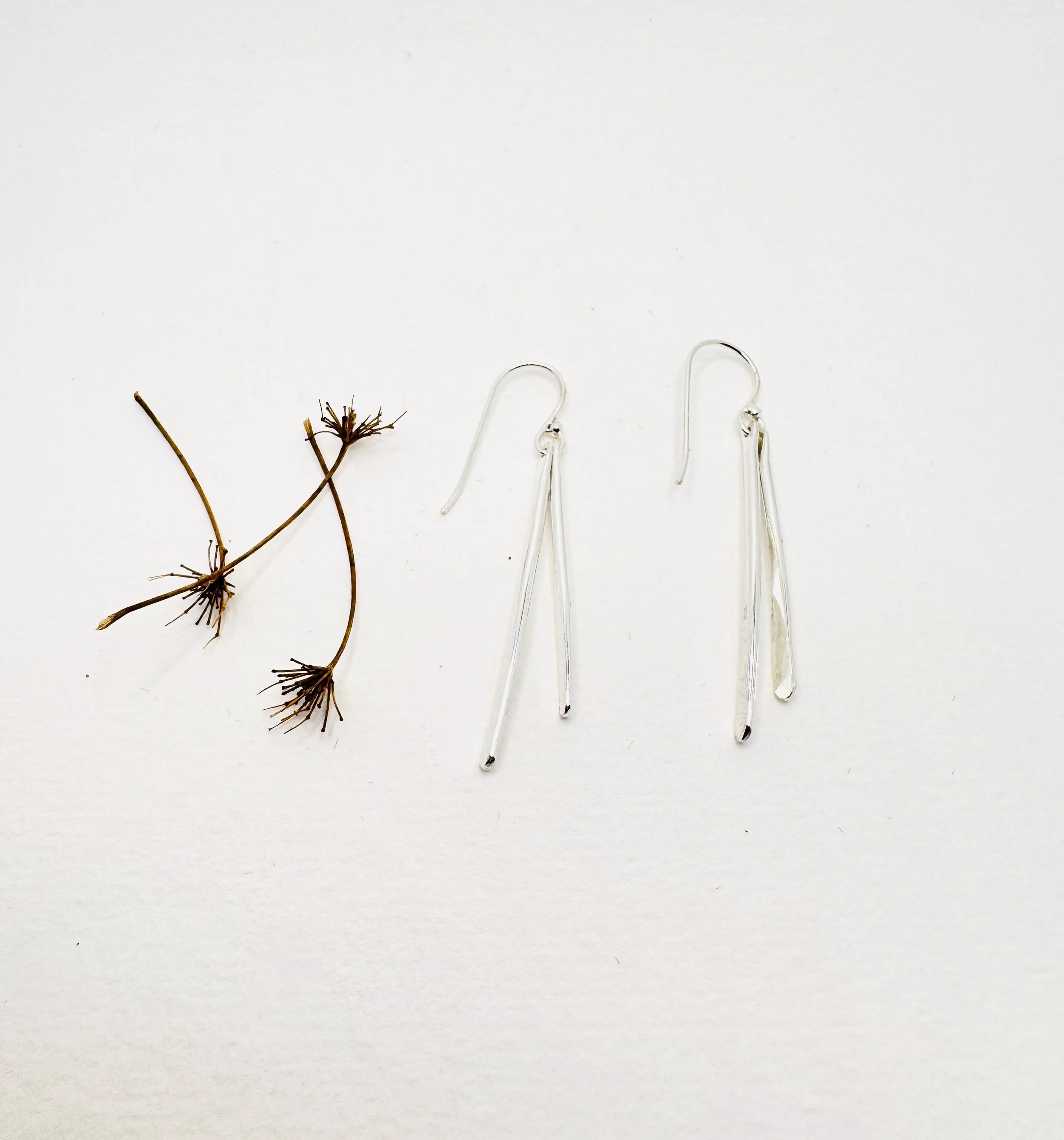 Minimalist Silver Earrings