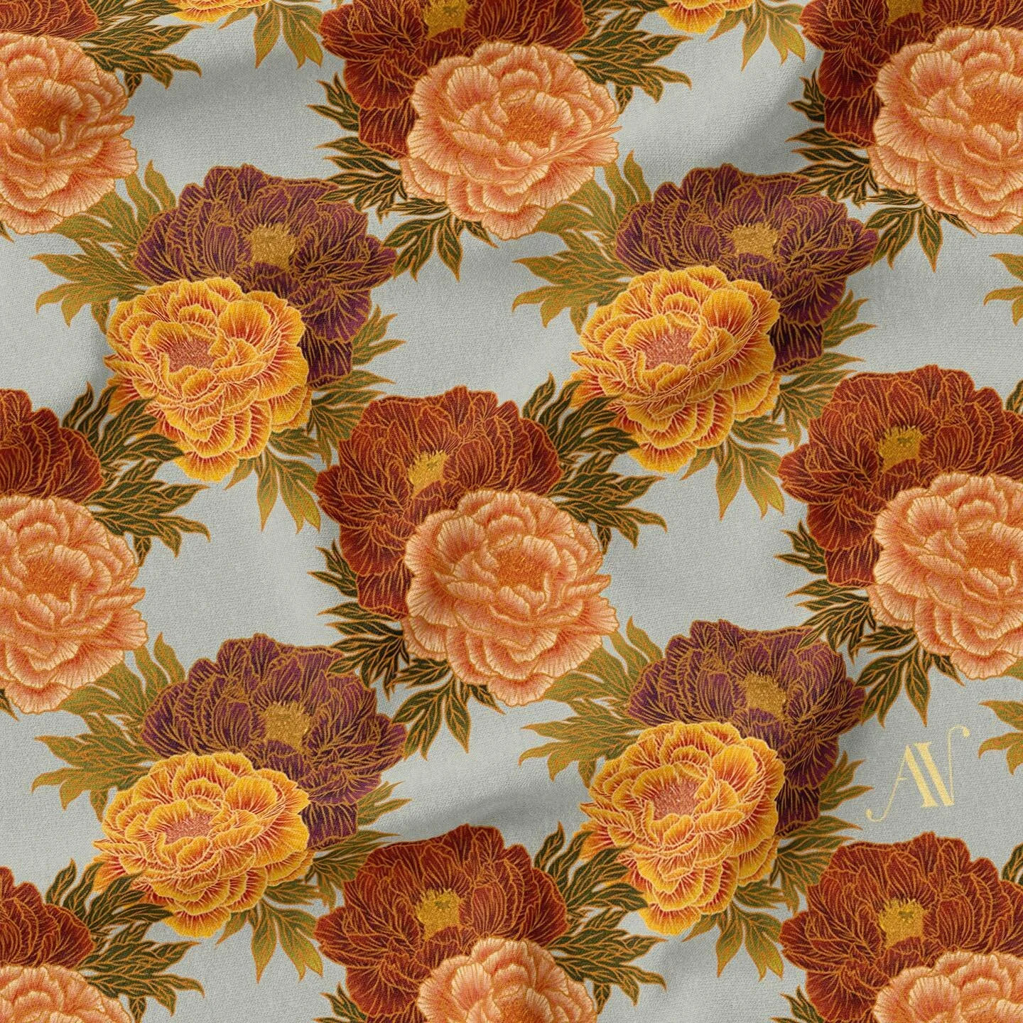 First pattern I made for 2021. Anyone here likes peonies? I know I do. Also decided to post all my patterns in a fabric mockup like this from now on. What do you think?
.
.
.
.
.
. .
.
.
#artph #artistph #surfaceart #surfacepattern #surfacedesign #su
