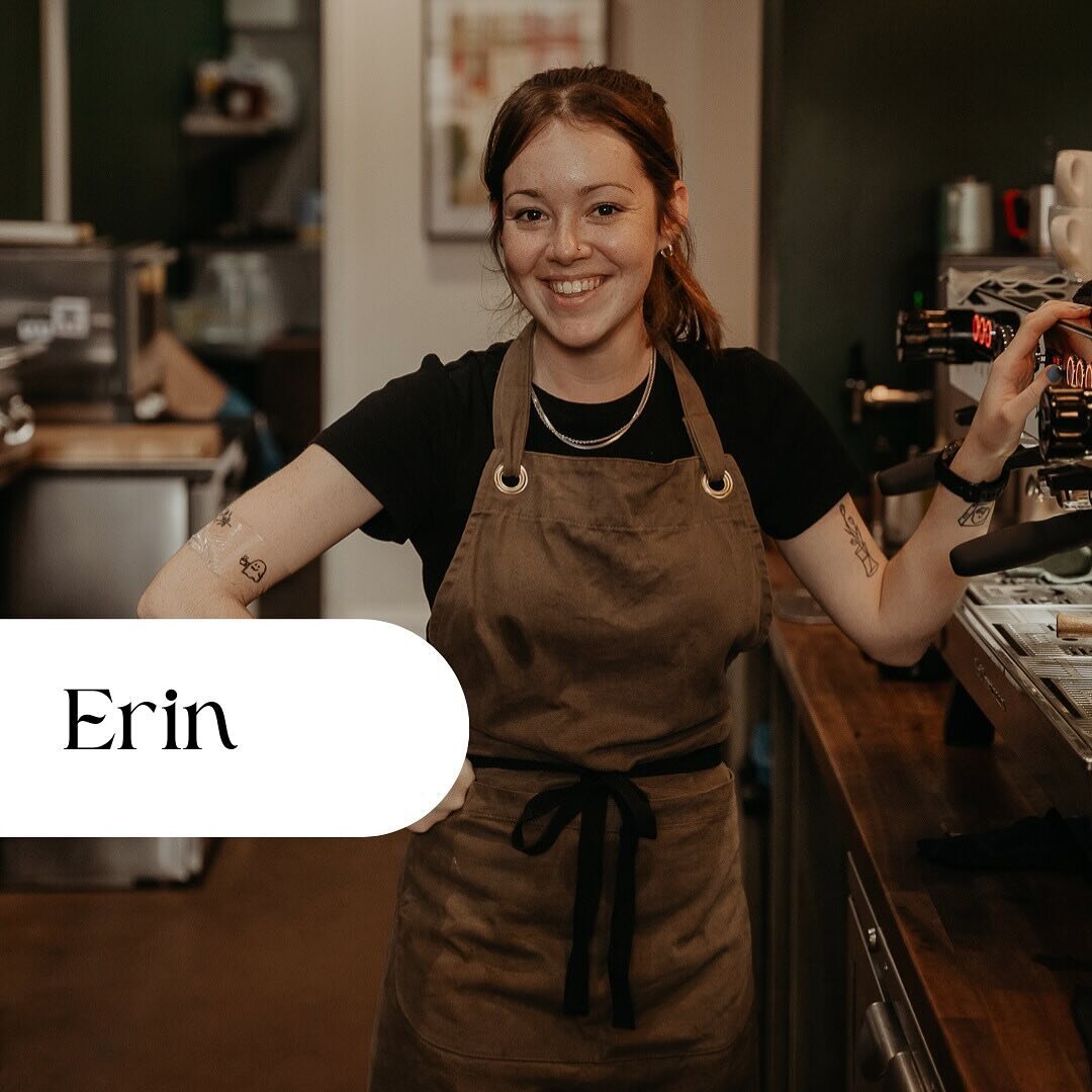 Meet Erin, one of our incredible baristas at The Service! 🌟 Since joining us in the summer of 2023, Erin has become an indispensable part of our team, not only for her outstanding coffee-making skills but also for the mouthwatering bakes that she ge