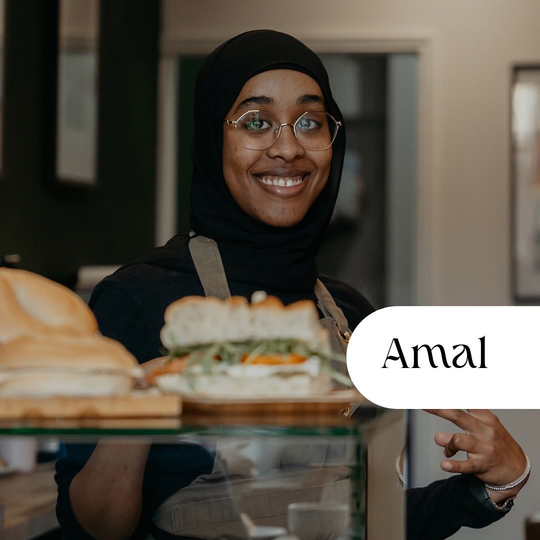 Meet Amal, our fantastic Caf&eacute; Supervisor, and right-hand to Lucie, our Manager.

Amal is a dedicated bookworm with her own mini library of around 500 books, favoring horror and contemporary fiction. She's currently mastering British Sign Langu