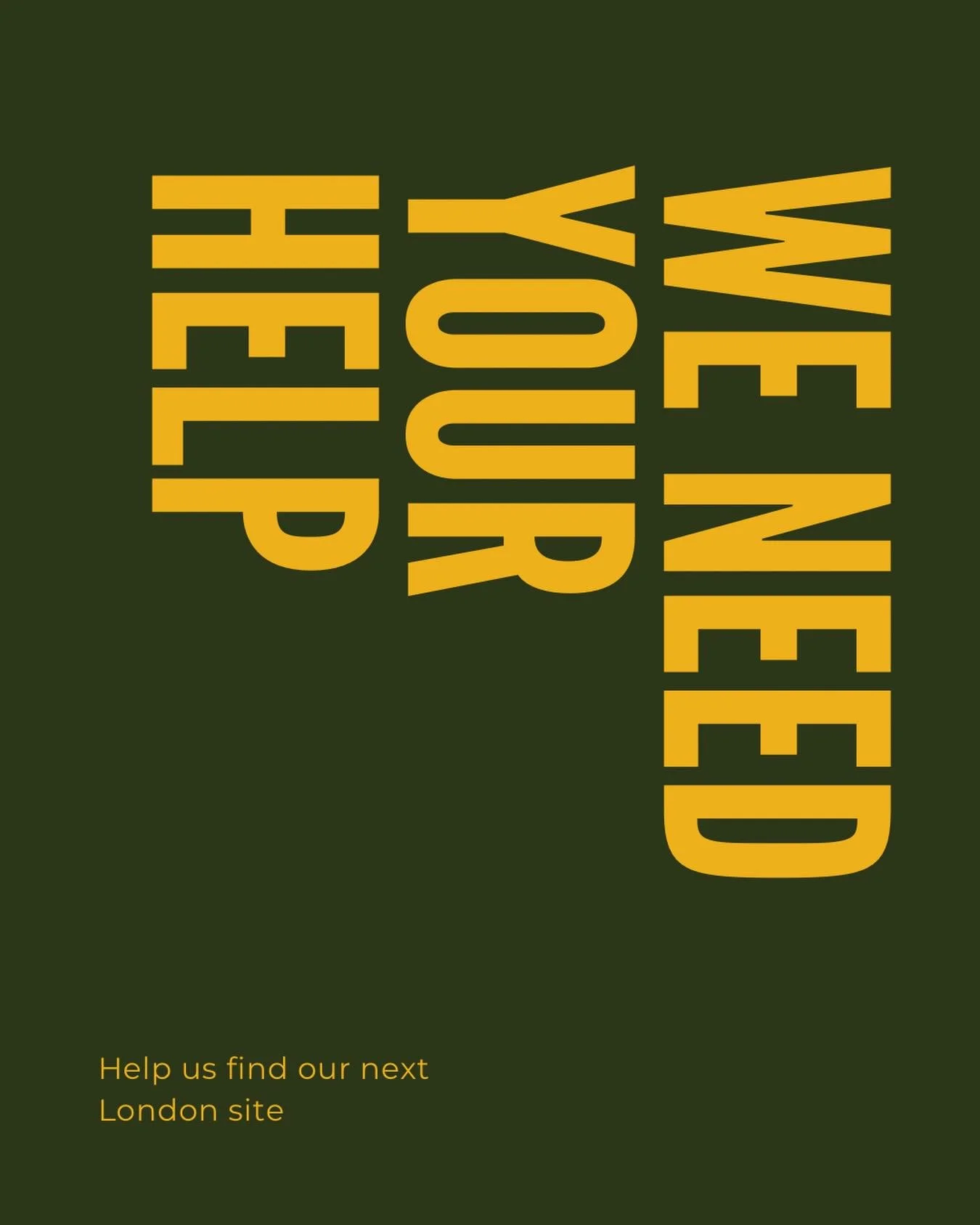 The Service was never just a caf&eacute; &mdash; it was a community. 

While our doors on Savile Row have closed, the community that built us is very much alive. And now, as we search for a new central London site, we&rsquo;re turning to the same com