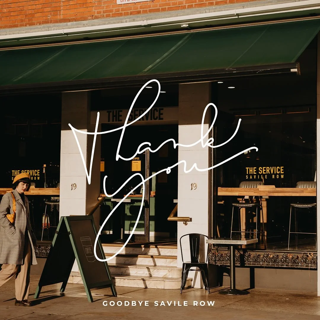 It breaks our hearts to share this💔: after over 5 incredible years on Savile Row, our lease has come to an end we&rsquo;re required to close The Service. 

We&rsquo;re devastated to leave a neighbourhood and community we love, but this isn&rsquo;t g