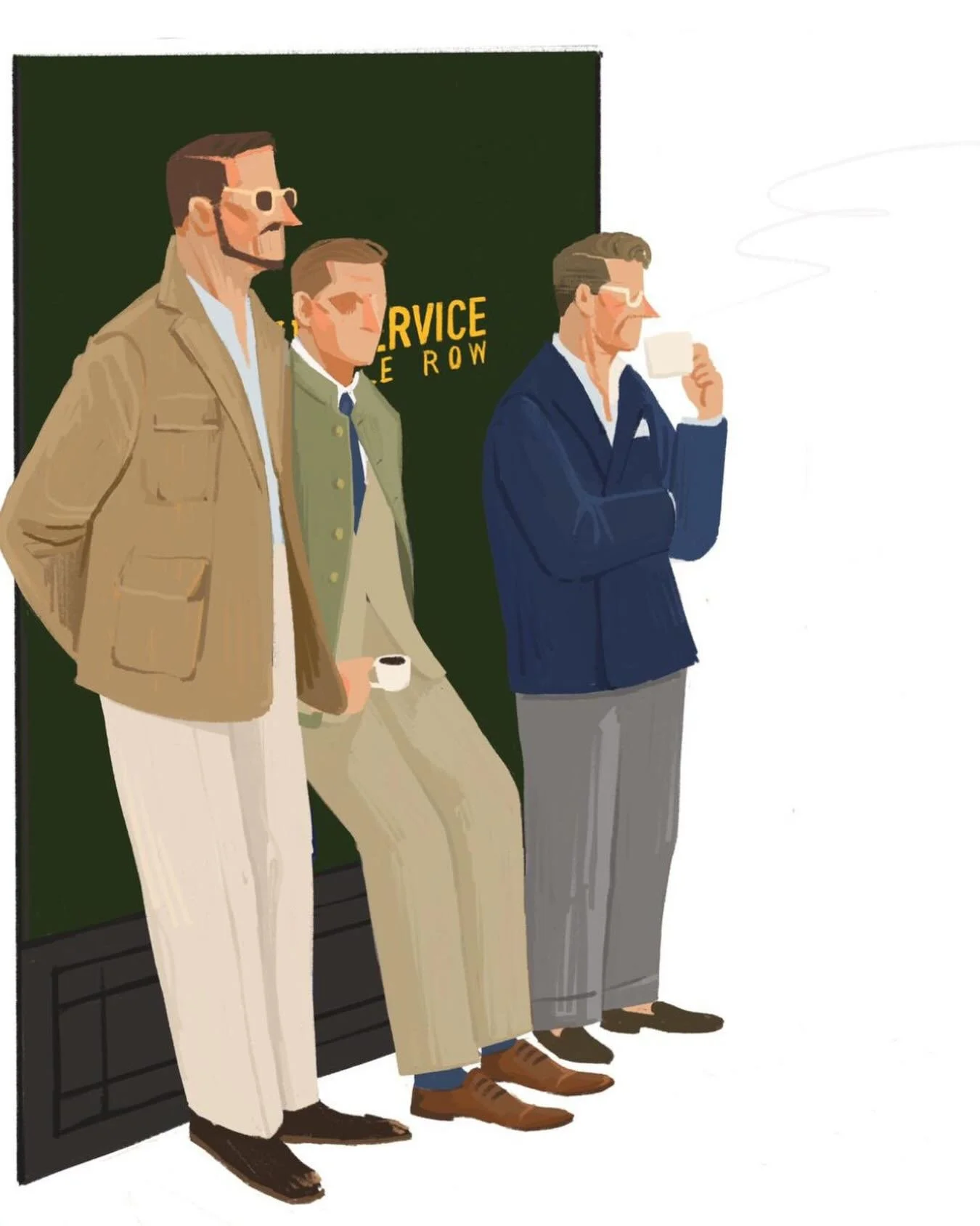 In 2020, we opened our first coffee house on Savile Row.
 We called it The Service.

It was simple&hellip;&hellip;good coffee, done properly, by people who care.

When we opened our next site, we had to leave the name behind.
 So we became The Cut.

