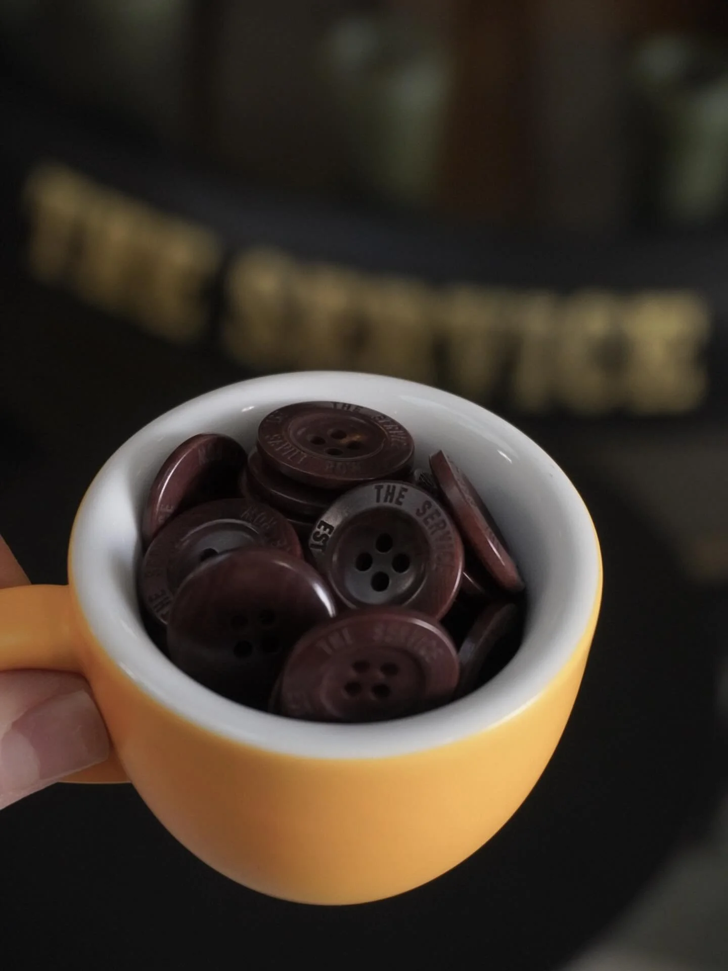 It&rsquo;s all in the detail.

That&rsquo;s where we do things differently.

A bespoke button&hellip;&hellip;.for a Coffee House? 

You&rsquo;ll see&hellip;&hellip;&hellip;..

Proud to be partnering with a wonderful British business too @courtneycobu