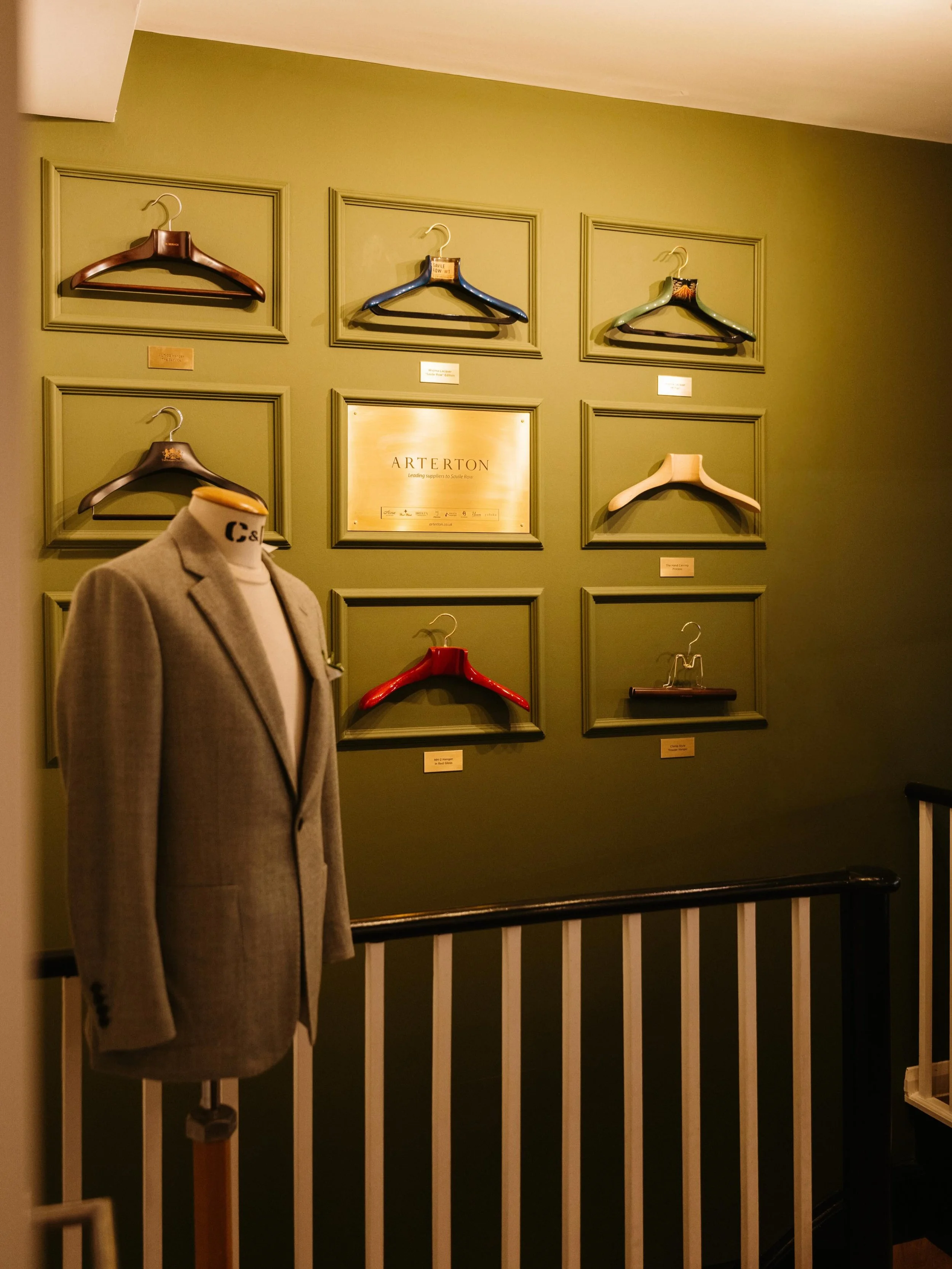 A nod to our Savile Row heritage.