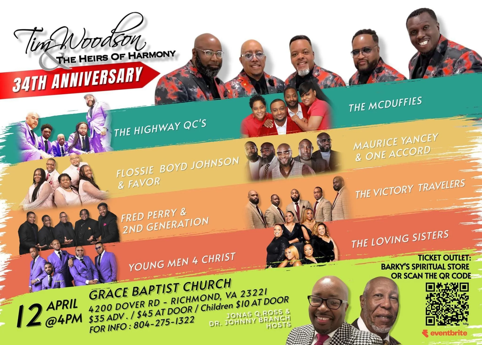 Tim Woodson & the Heirs of Harmony Anniversary 