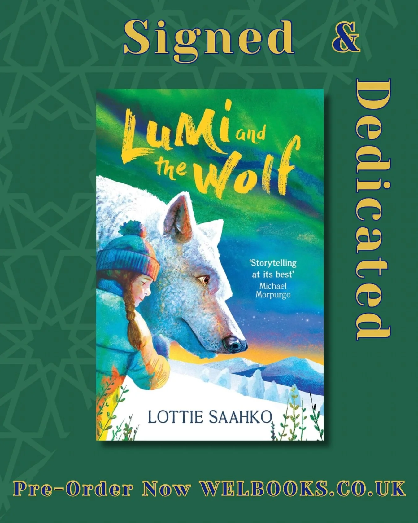 ~When Lumi arrives in Lapland, her aunt and uncle warn her of the wild white wolf. But when Lumi meets him and learns he&rsquo;s being hunted, she decides to do whatever it takes to save his life~ 
Pre-Order your signed and dedicated copy of Lumi and