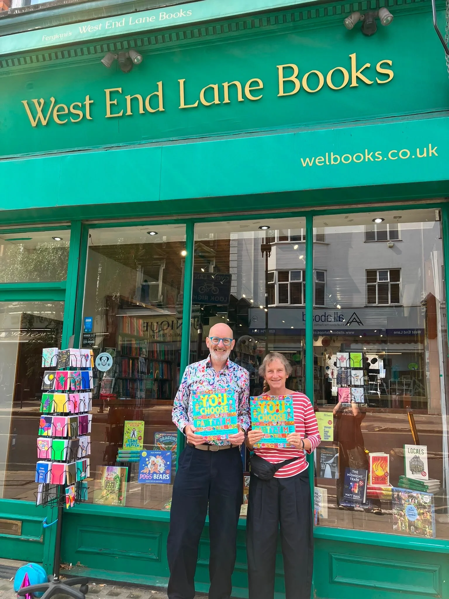 What an absolute pleasure to have these two icons signing for us today! The brand new You Choose is available now on our website &amp; in store! 

#books #london #art #bookshop
