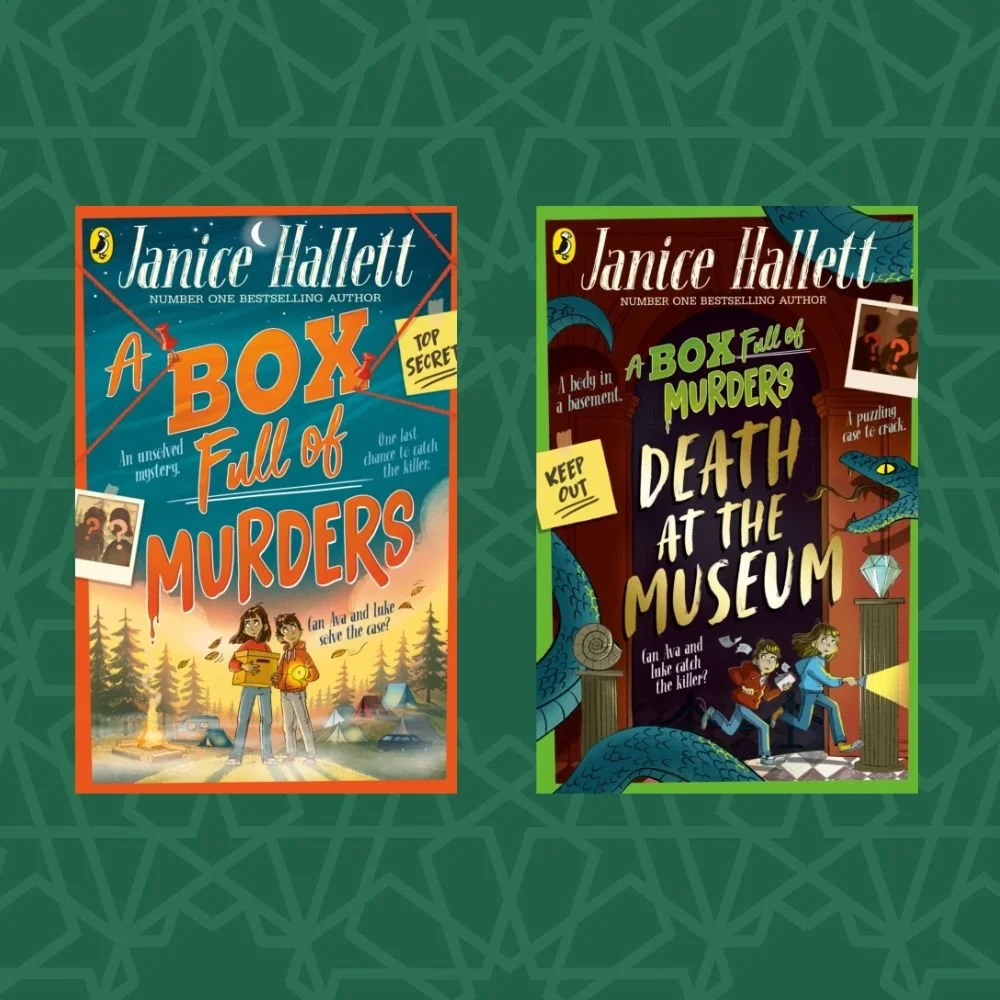 A Box Full of Murders by Janice Hallett Signed Bundle