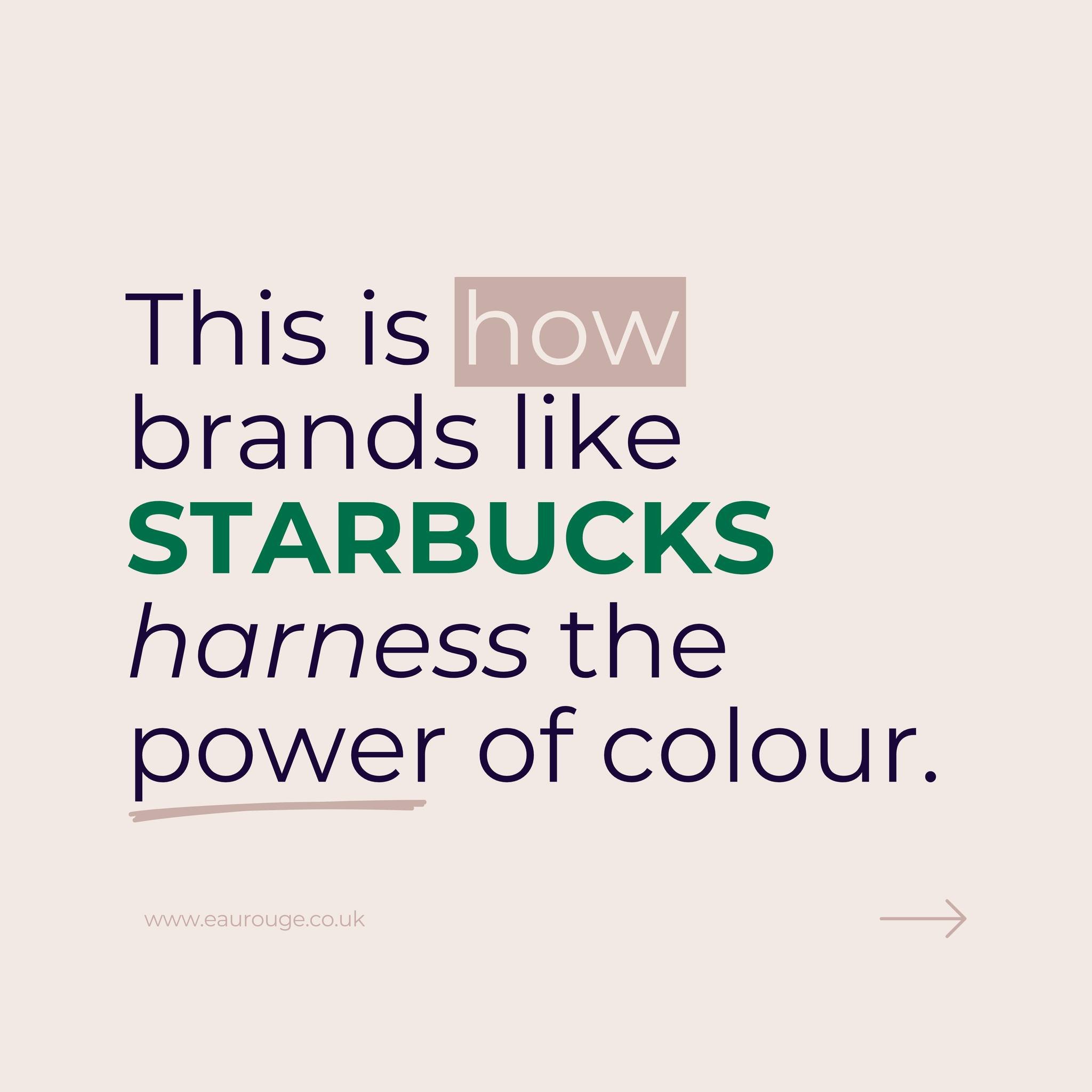 Why did Starbucks choose its iconic green branding? 💚

And what's the story behind Tiffany &amp; Co.'s unmistakable minty turquoise?

Why is Google represented by a multicolour rainbow?🌈
 
One thing is for sure: these brands are easily identifiable
