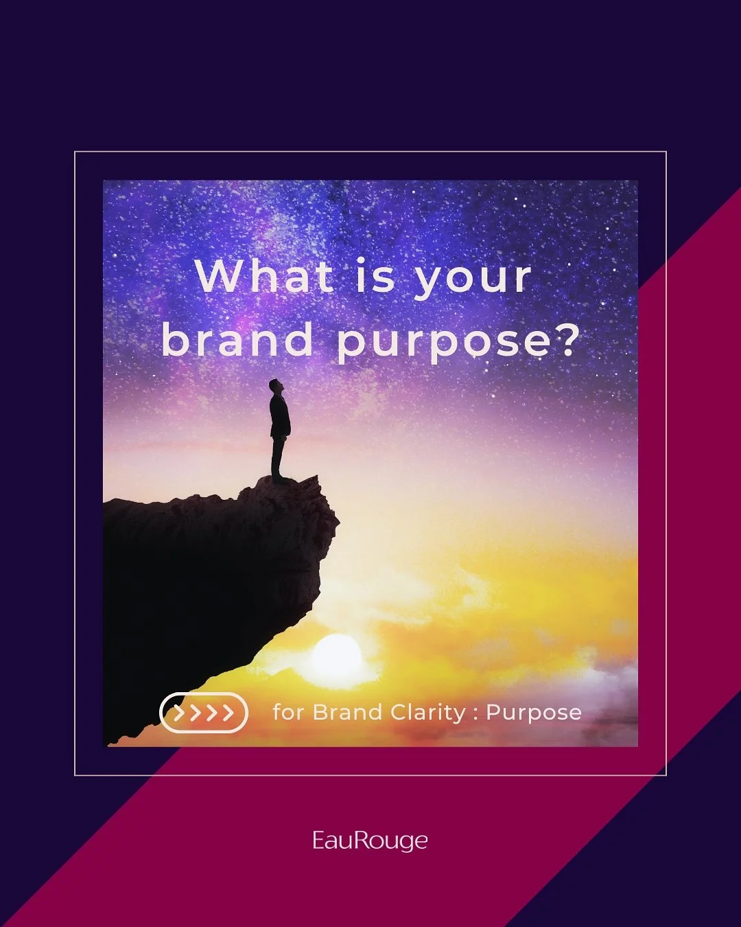 Every brand needs a reason to exist, it’s there to solve someone’s problem. What issues do you solve for your ideal clients? Get clear on your purpose, so potential clients understand it too. 
#brandpurpose #branddesigner #brandingtips