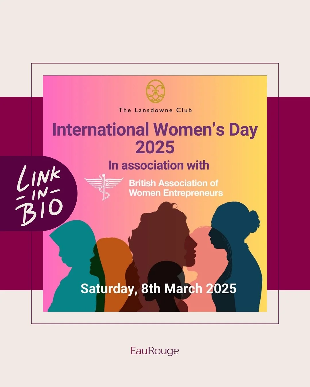 @baweofficial International Women’s Day Event - a full day of amazing speakers and interactive panels at the lovely @thelansdowneclubmayfair 
It’s going to be an incredible day of connection and action.
Get your tickets via my link in b