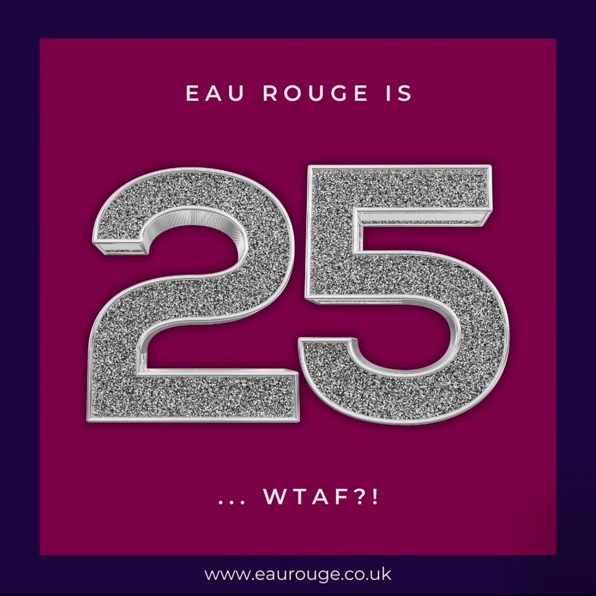 After seeing in the year 2000 dressed as the Millennium Bug, and whilst still washing a LOT of blue glitter out of my hair several days later, I launched my graphic design business Eau Rouge Design! 
My office was a box room in my boyfriend Julian&r
