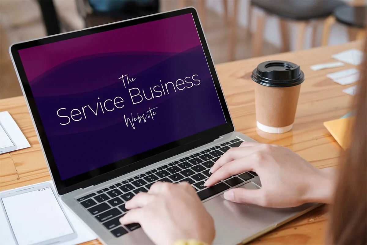 designing a service business squarespace website