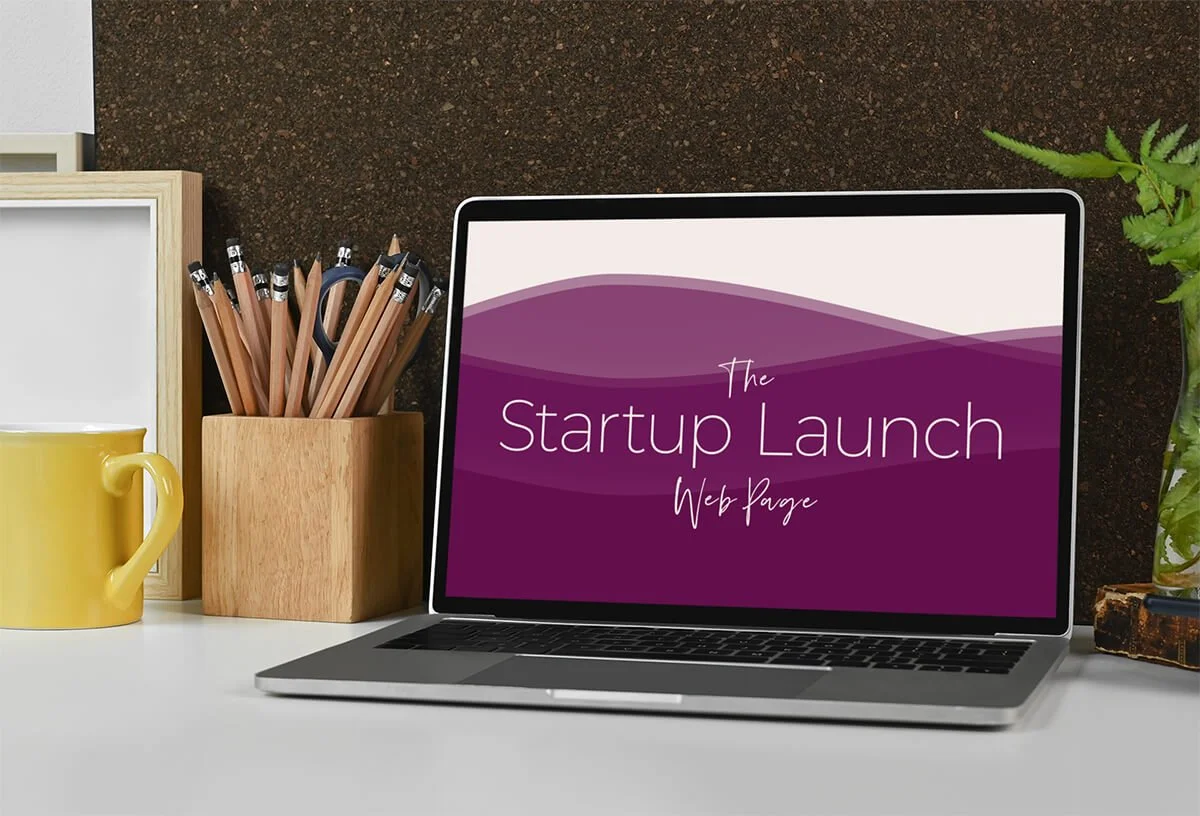 designing a startup squarespace webpage