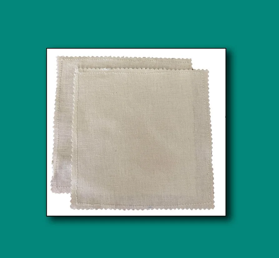 Patented Reusable Antibacterial Hemp Fabric Dryer Sheets (10 ct)