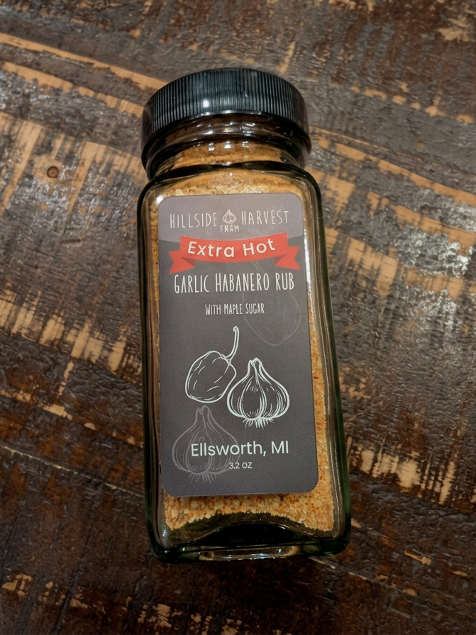 NEW! EXTRA HOT Garlic Habanero Rub (Chicken, Veggies, almost ANYTHING)