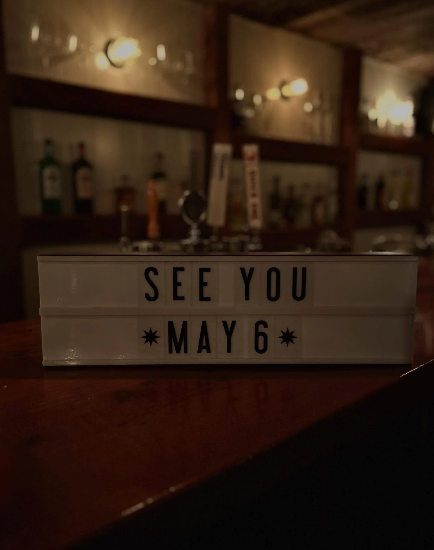 It&rsquo;s official! We&rsquo;re so excited to welcome you back! On May 6th!!

We&rsquo;ll be taking limited reservations for our (re)opening night. But there will be walk-in seating available for parties of up to four people! 

Our spring hours will