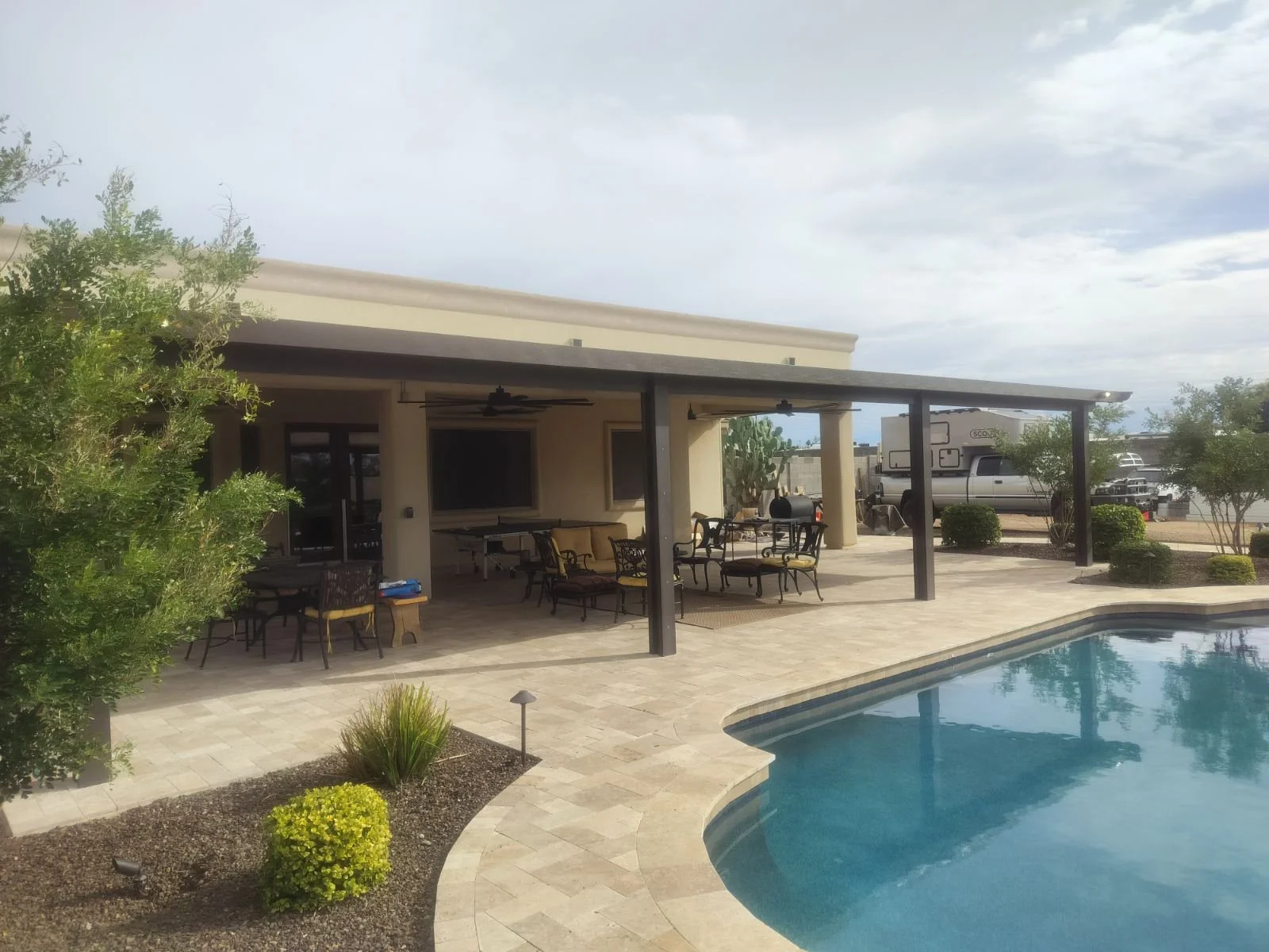 Custom awning in San Tan