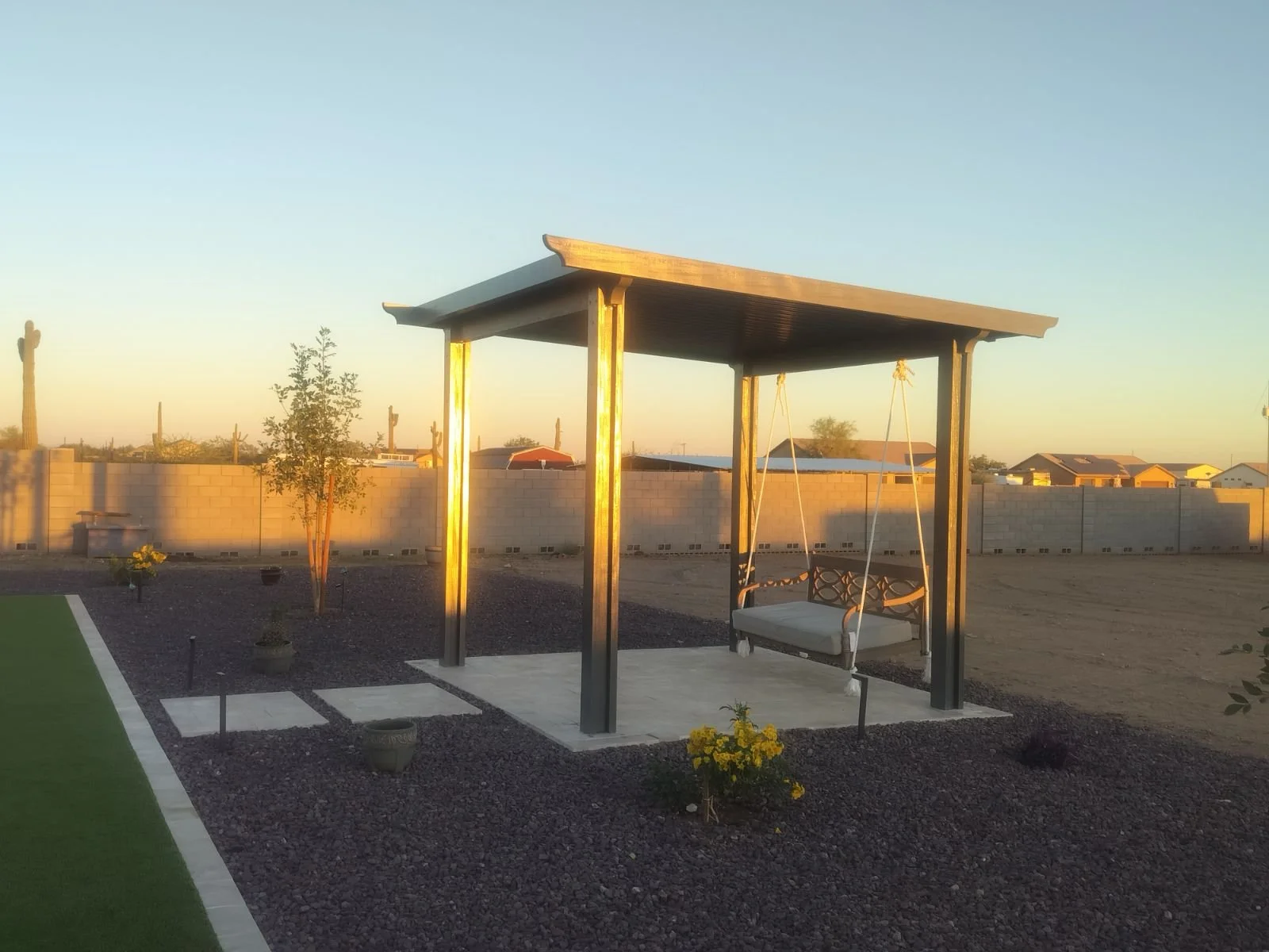 Custom awning in Queen Creek