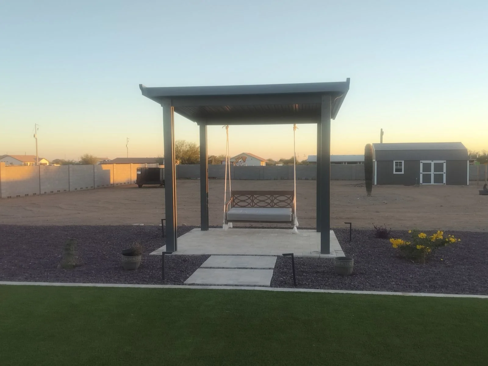 Custom awning in Queen Creek