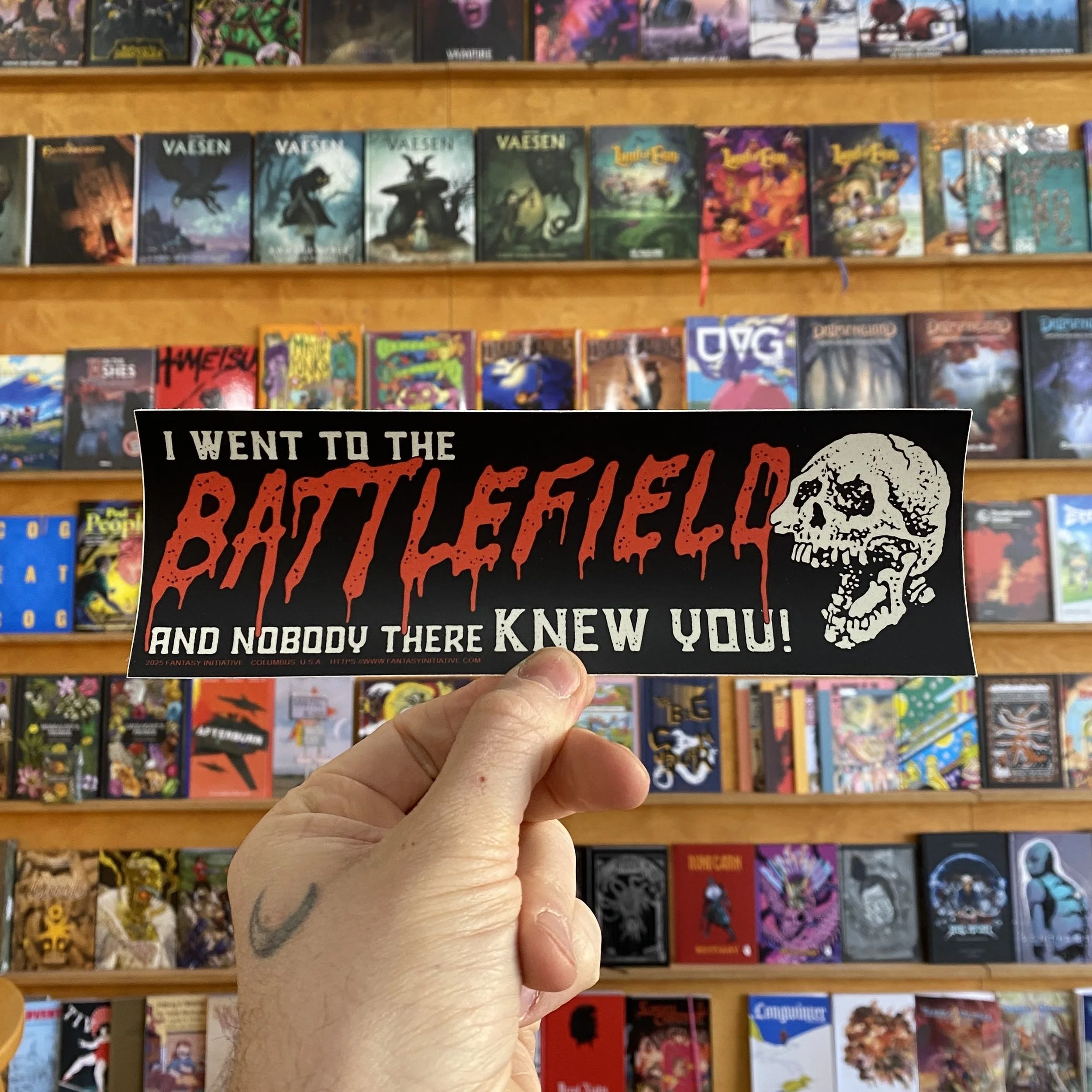 Fantasy Initiative I WENT TO THE BATTLEFIELD Bumper Sticker