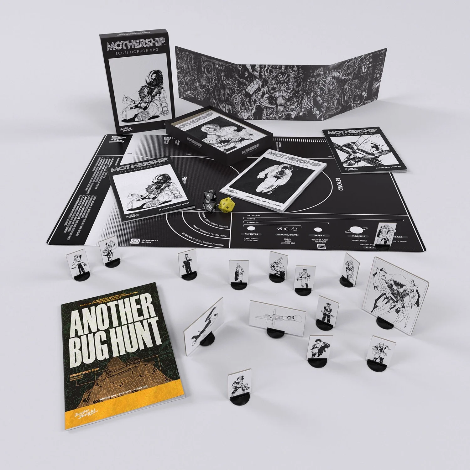 Tuesday Knight Games MOTHERSHIP Core Set (incl. Pdf) — ALL THE 