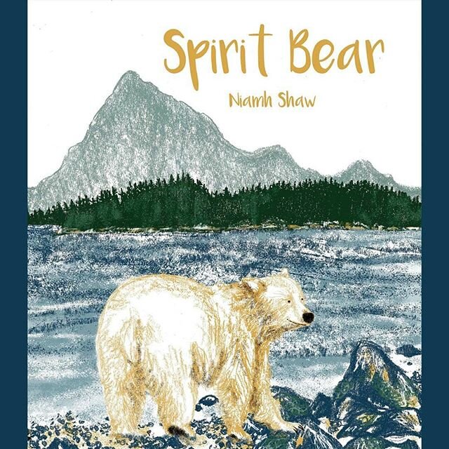 Our Degree Show is up and running so I decided to share a few images from my Picture Book Spirit Bear 🌟🖌🖍