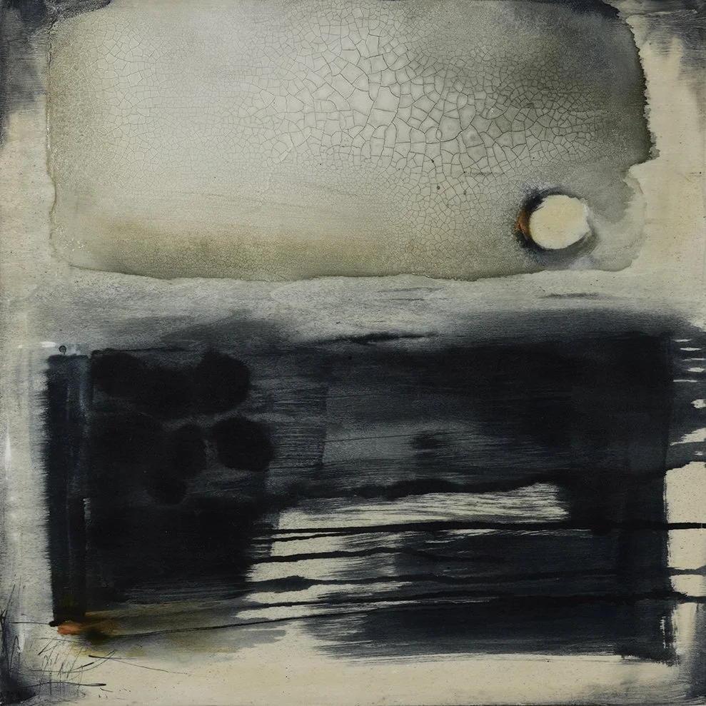 Noctis, Mixed-media on wood, 51cm x 51cm, £1000