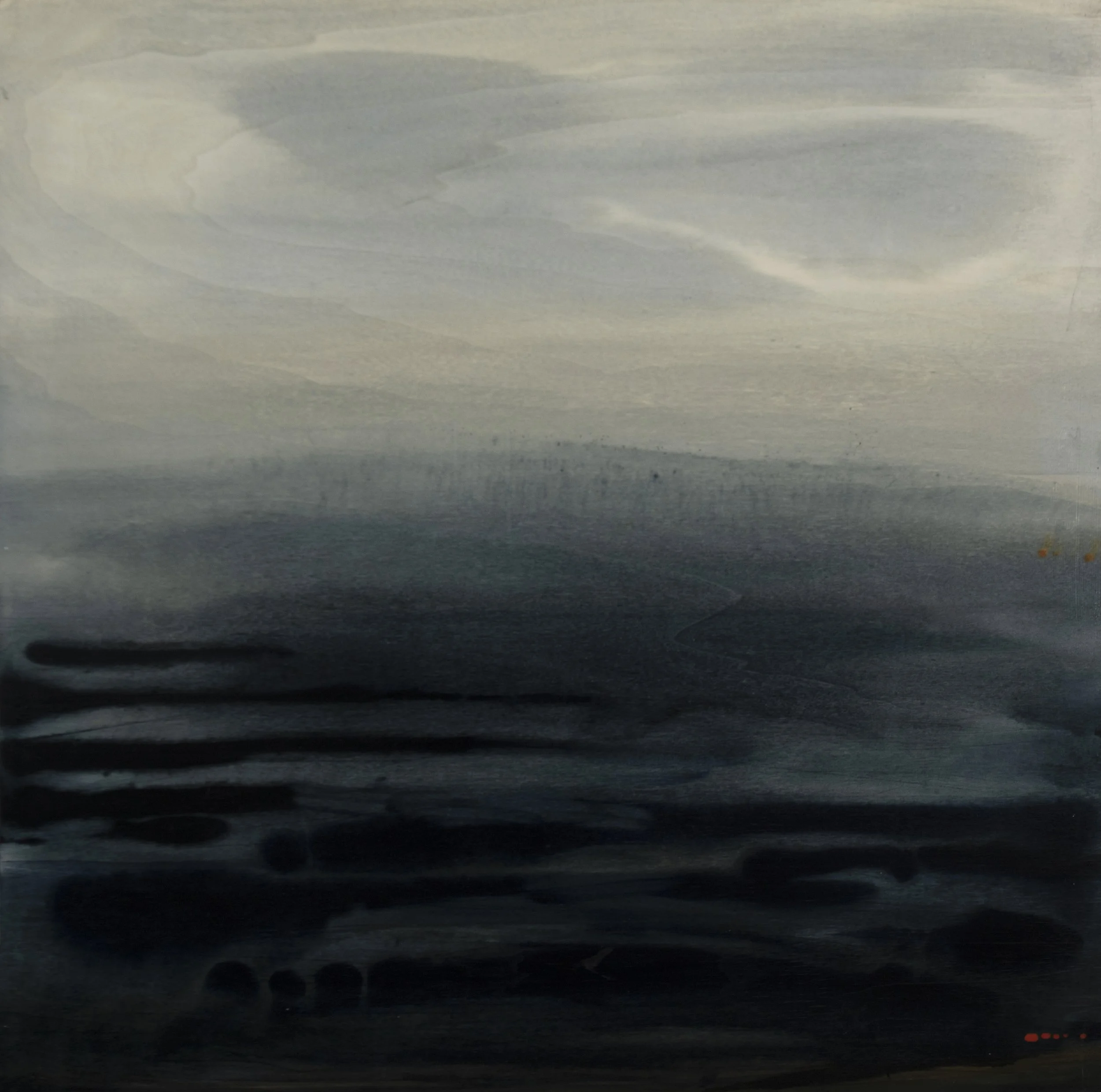 #26004 Immersed , Ink on wood - 61 x 61 x 5cm, £1,200