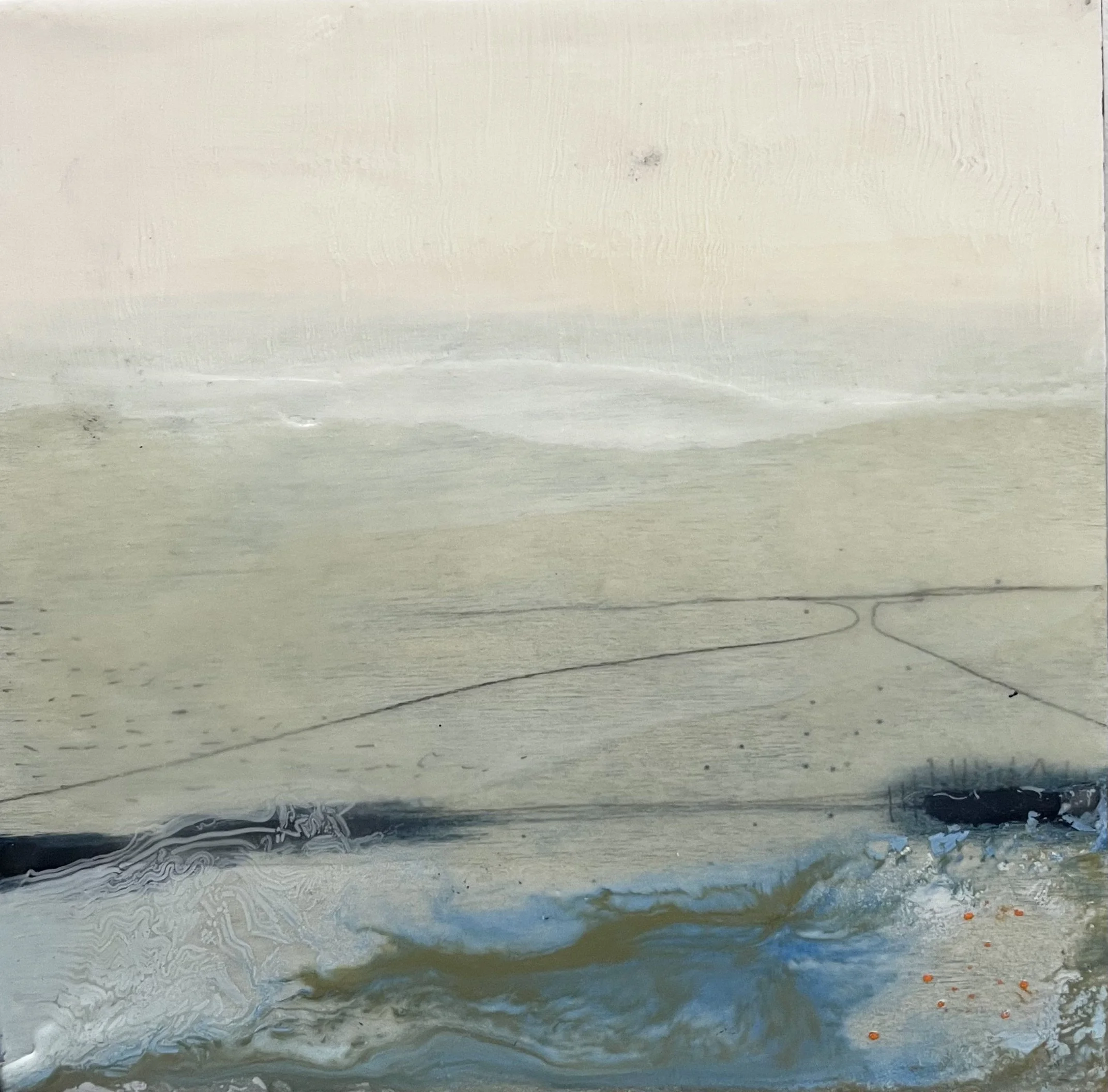 Still 5,  15cm x 15cm x 5cm,  Mixed media on wood. £175