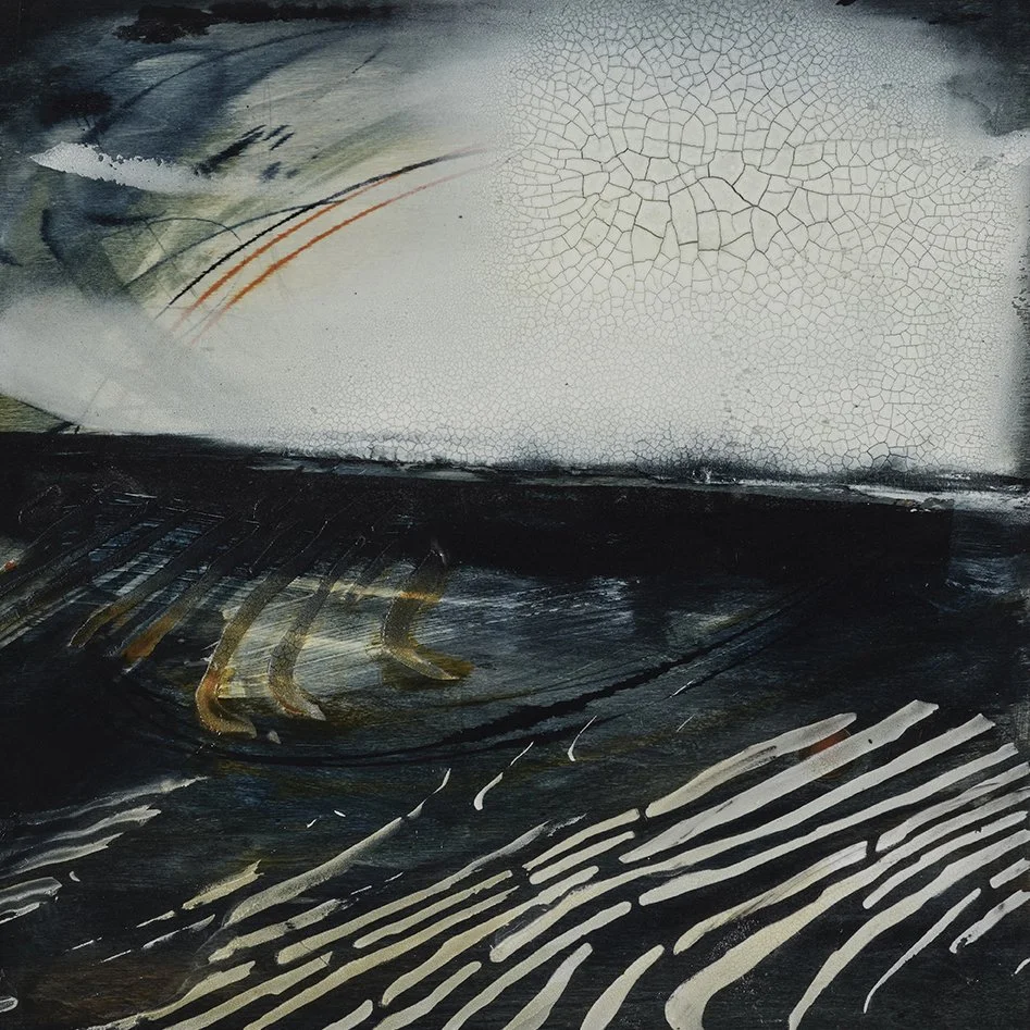Passage - 16" x 16" (41cm x 41cm x 5cm) Mixed media on wood. £725