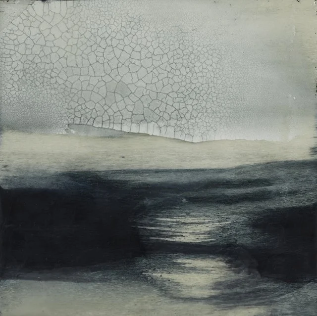 SOLD Still 2, 6" x 6" (15cm x 15cm x 5cm) Mixed media on wood.