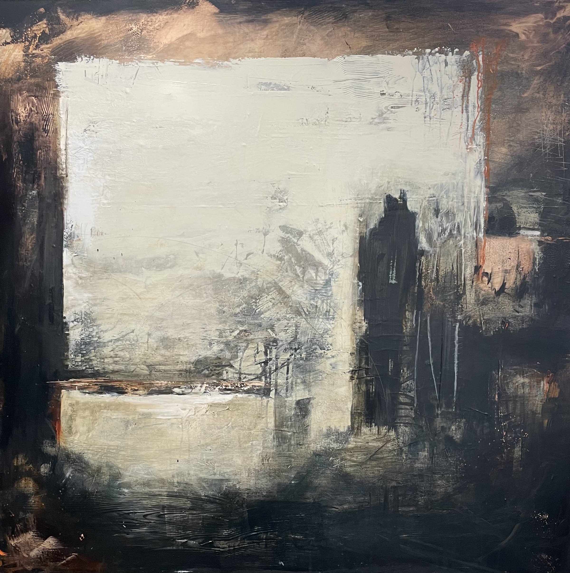 Threshold
Acrylic and mixed media on canvas
120cm x 120cm