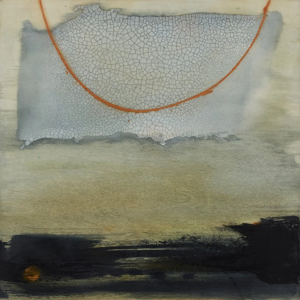 Suspension, Mixed-media on wood, 31cm x 31cm, £450