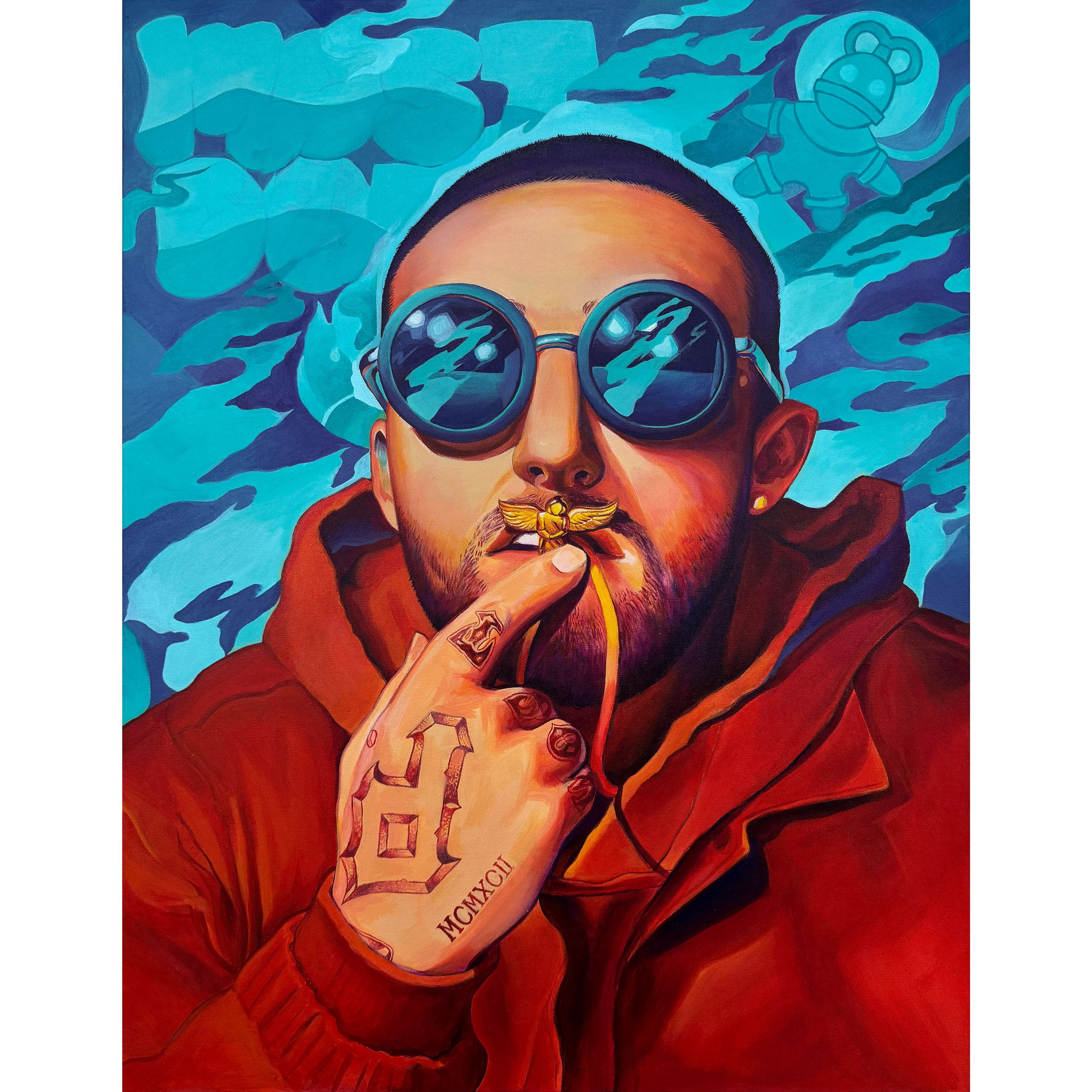 Mac Miller - Acrylic Painting