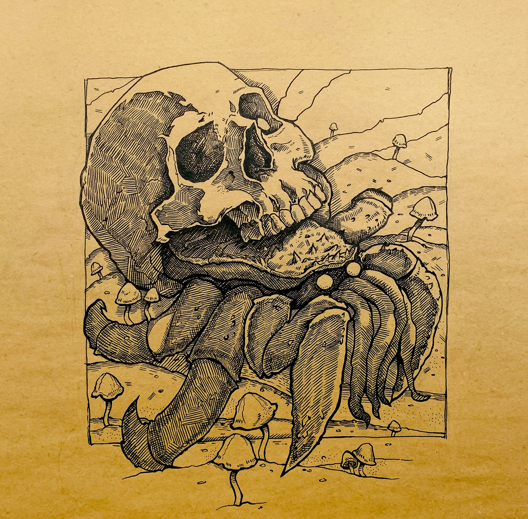 Pen on Paper - "Death Shell"