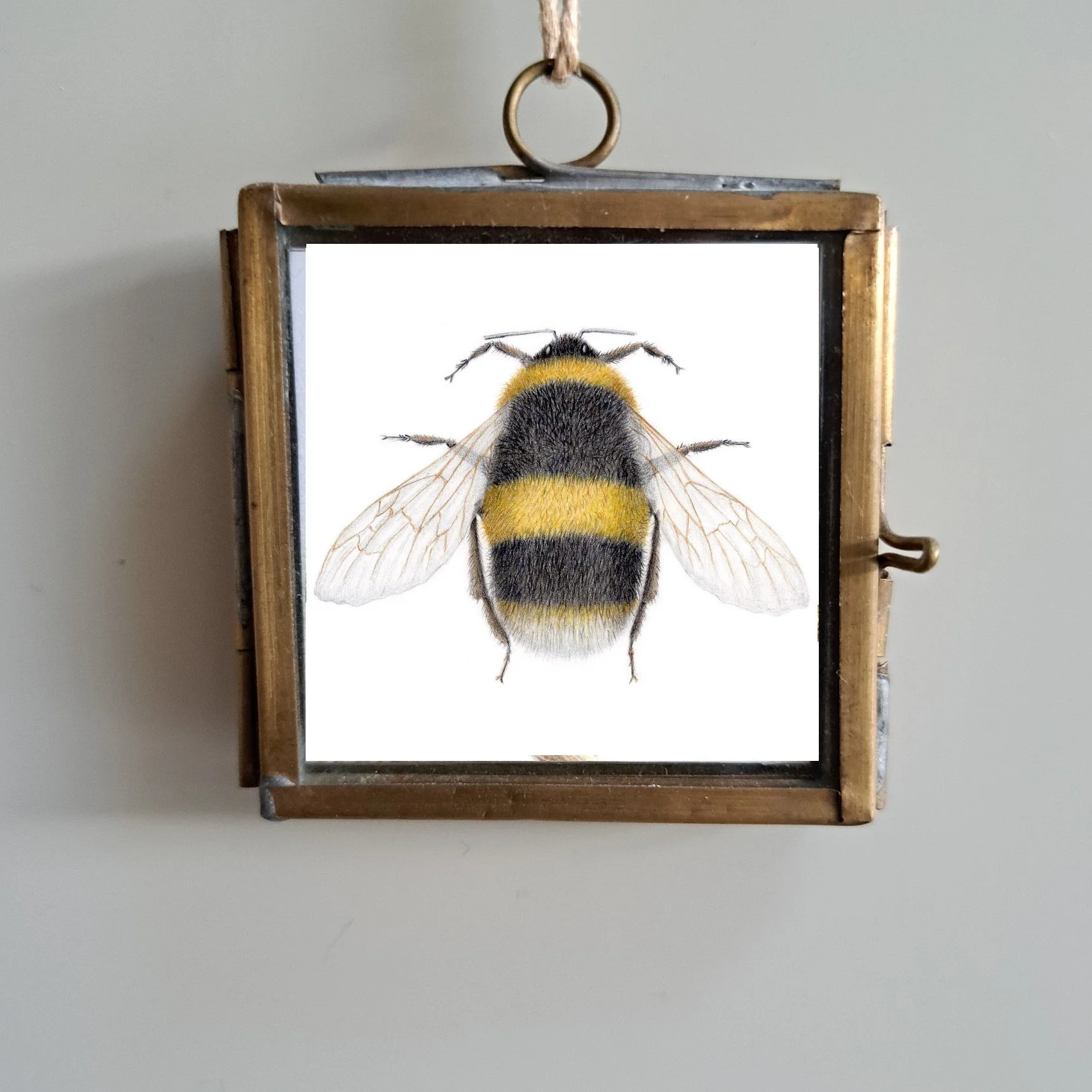 BEE BRASS MINIATURE FRAME