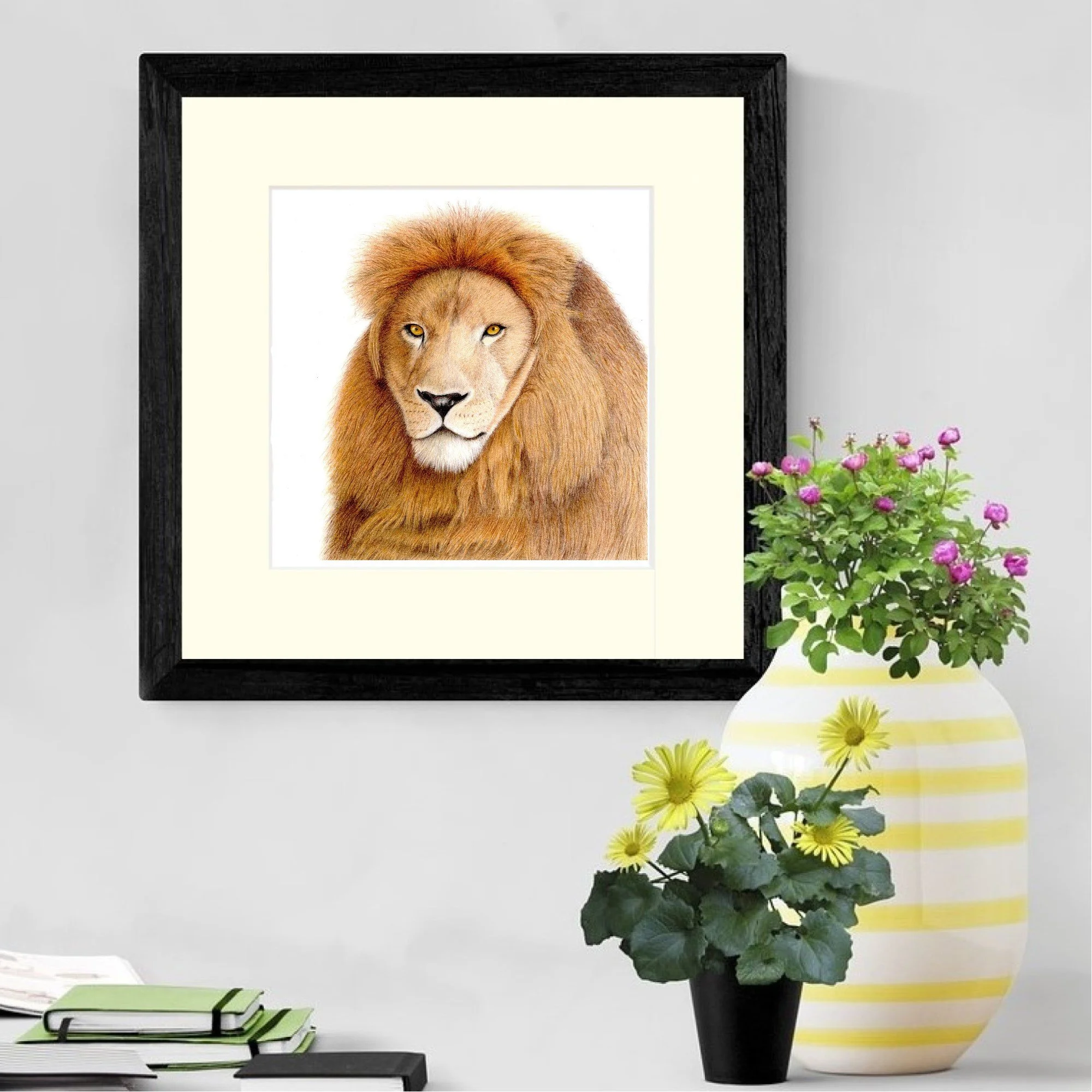 Lion Framed on Wall.jpg