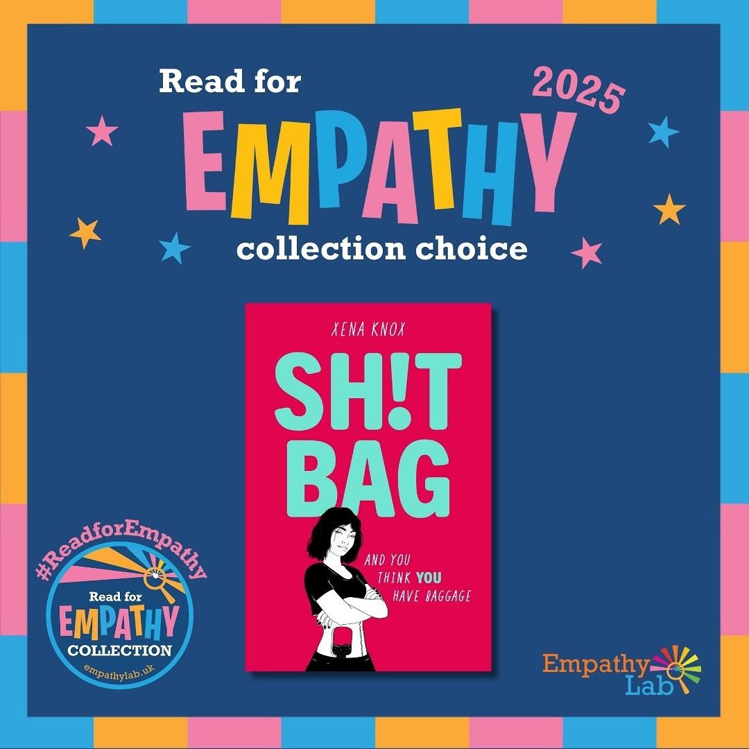 Absolutely delighted my darkly humorous novel SH!T BAG has been Included in the 2025 #ReadForEmpathy collection from @empathylabuk 

In SH!T BAG, l shared an up close and &lsquo;very personal&rsquo; insight into teenage life with an ostomy (poo) bag.