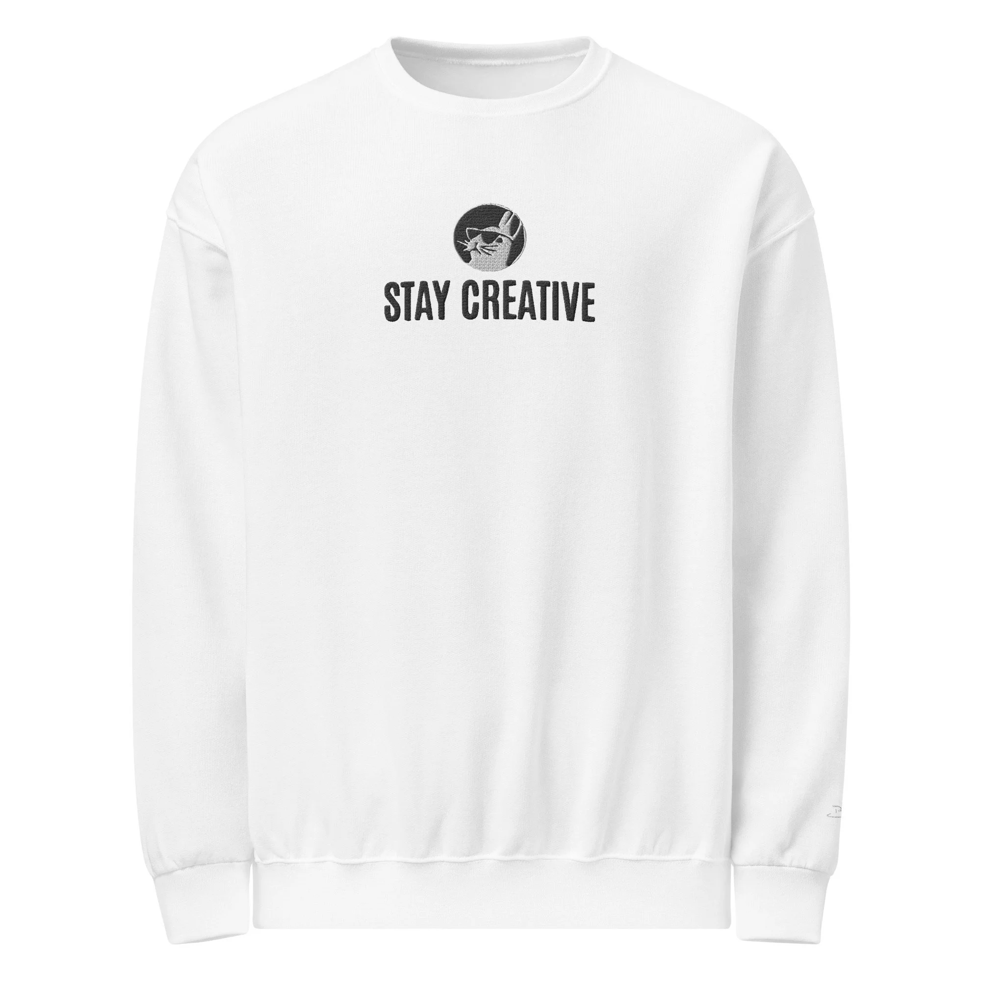 STAY CREATIVE Sweater (White)