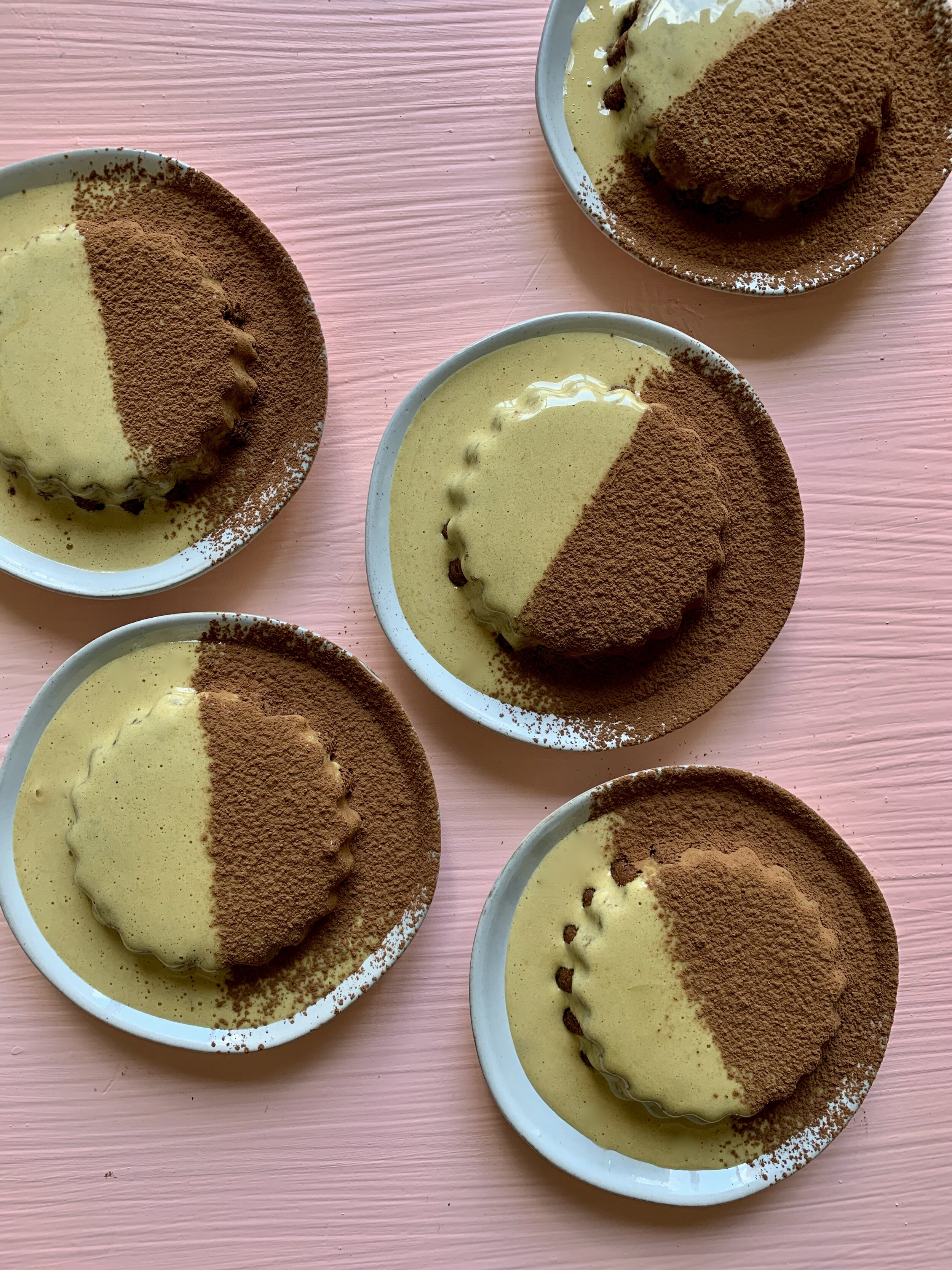 Chocolate Sesame Cakes I Tahini Sabayon, Cocoa