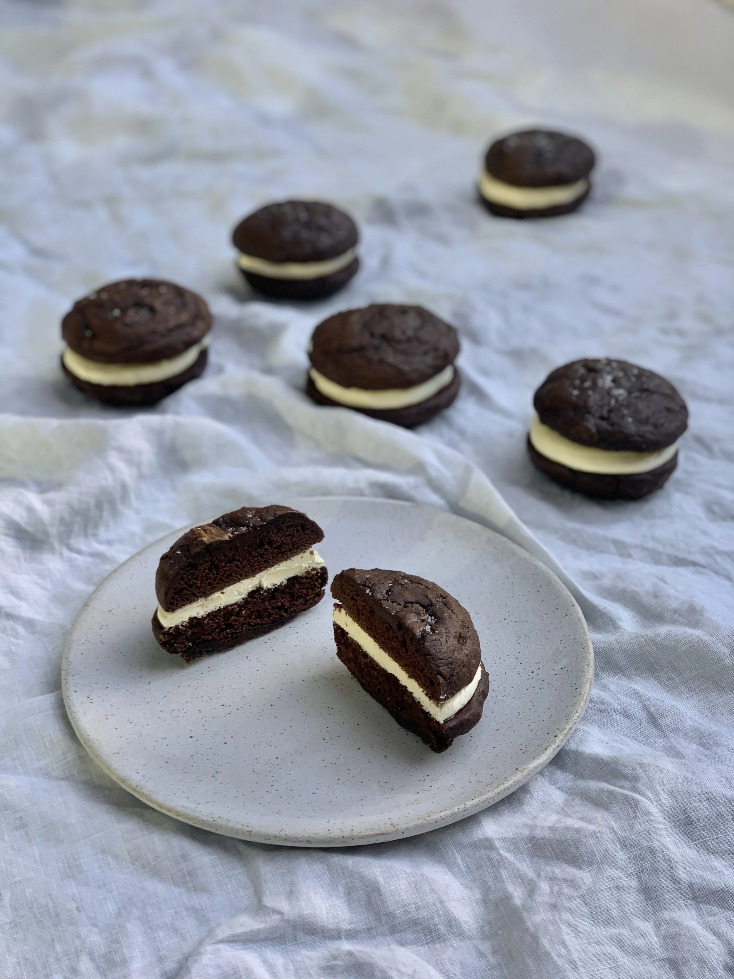  Chocolate Whoopie Pies with Jasmine Buttercream // SOLD OUT 