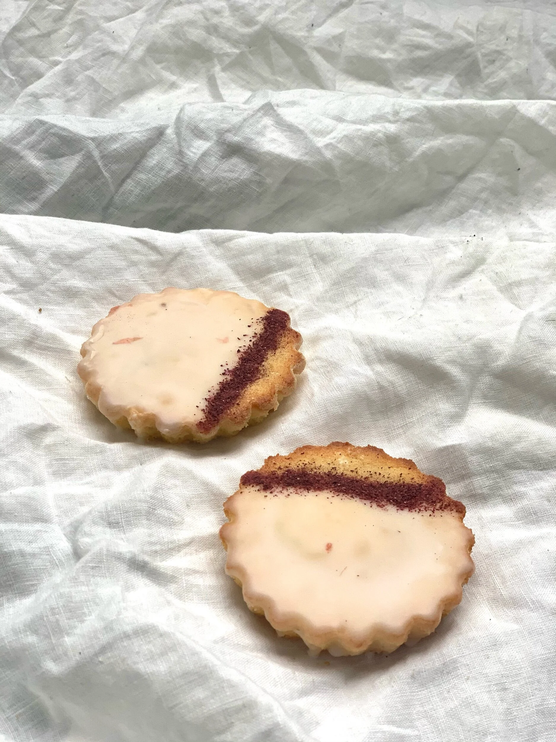 POUNDCAKE FOR ONE // Citrus Glaze, Hibiscus Dust / 2 for $12, 4 for $22