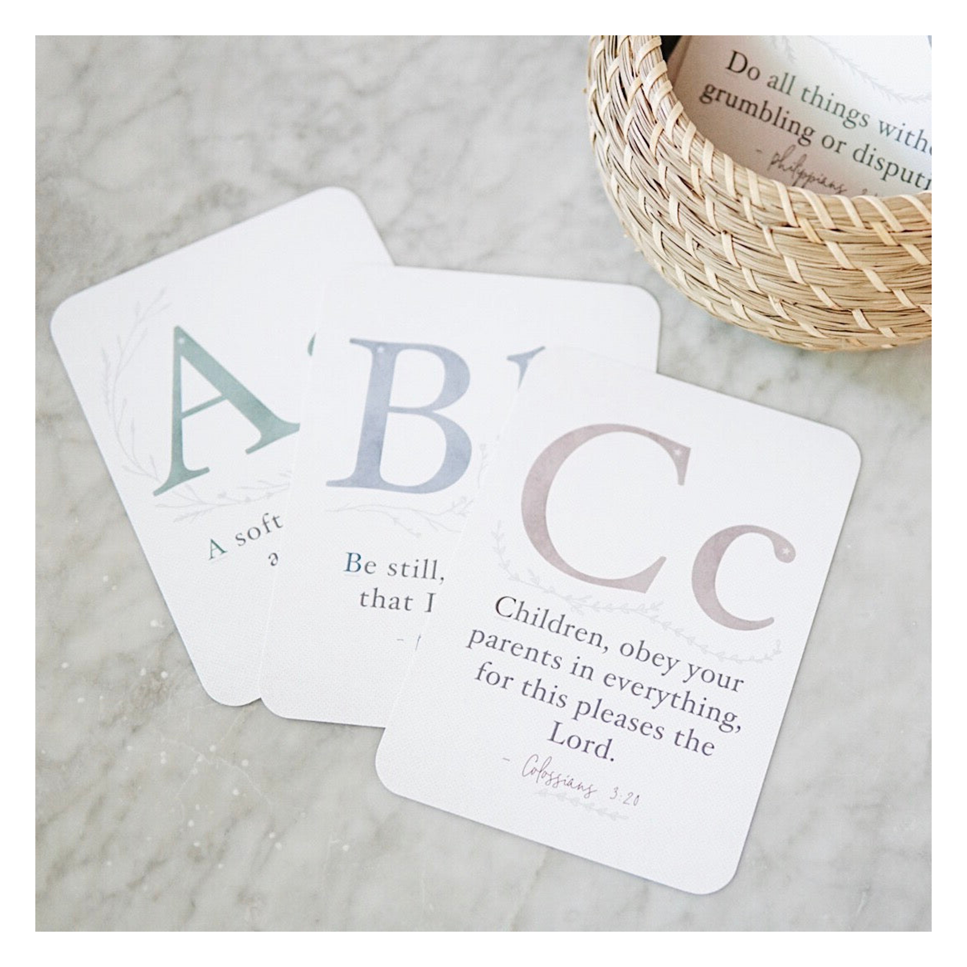 ABC Memorization Cards