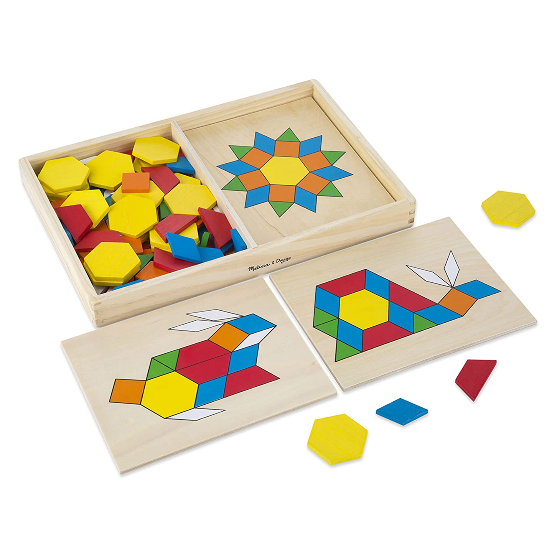 puzzle blocks and boards