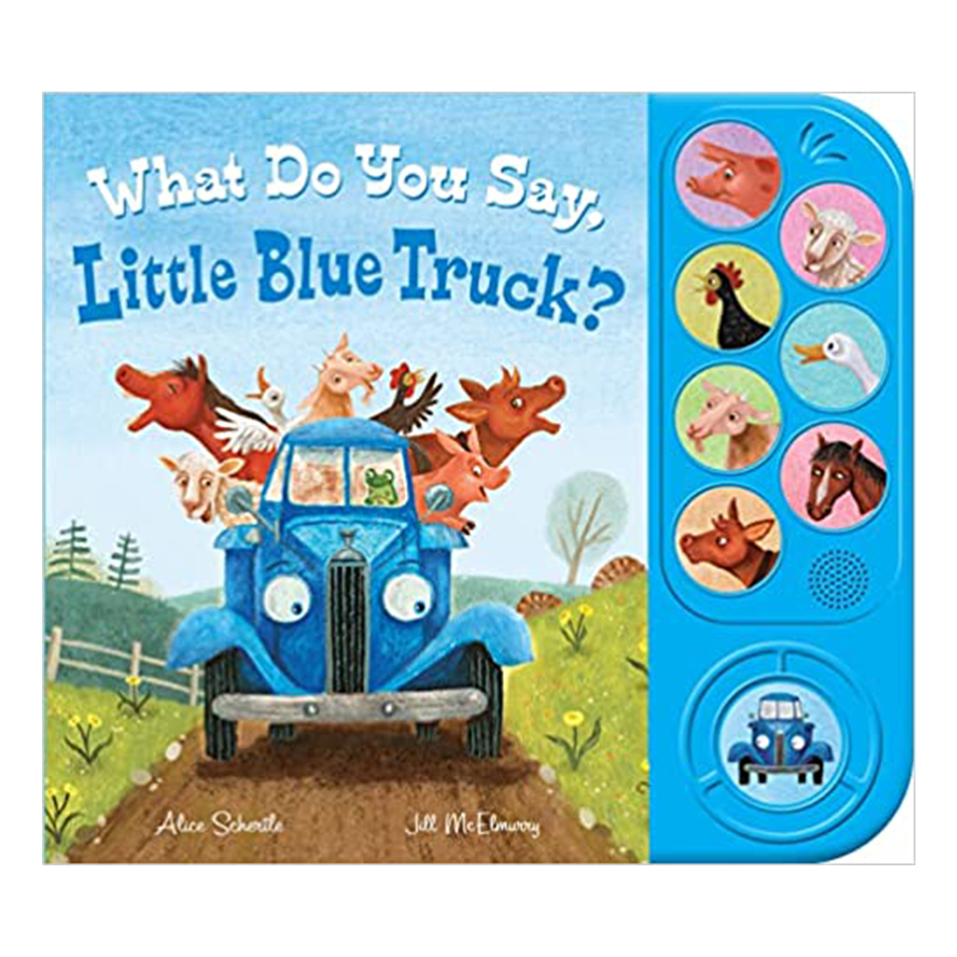 little blue truck