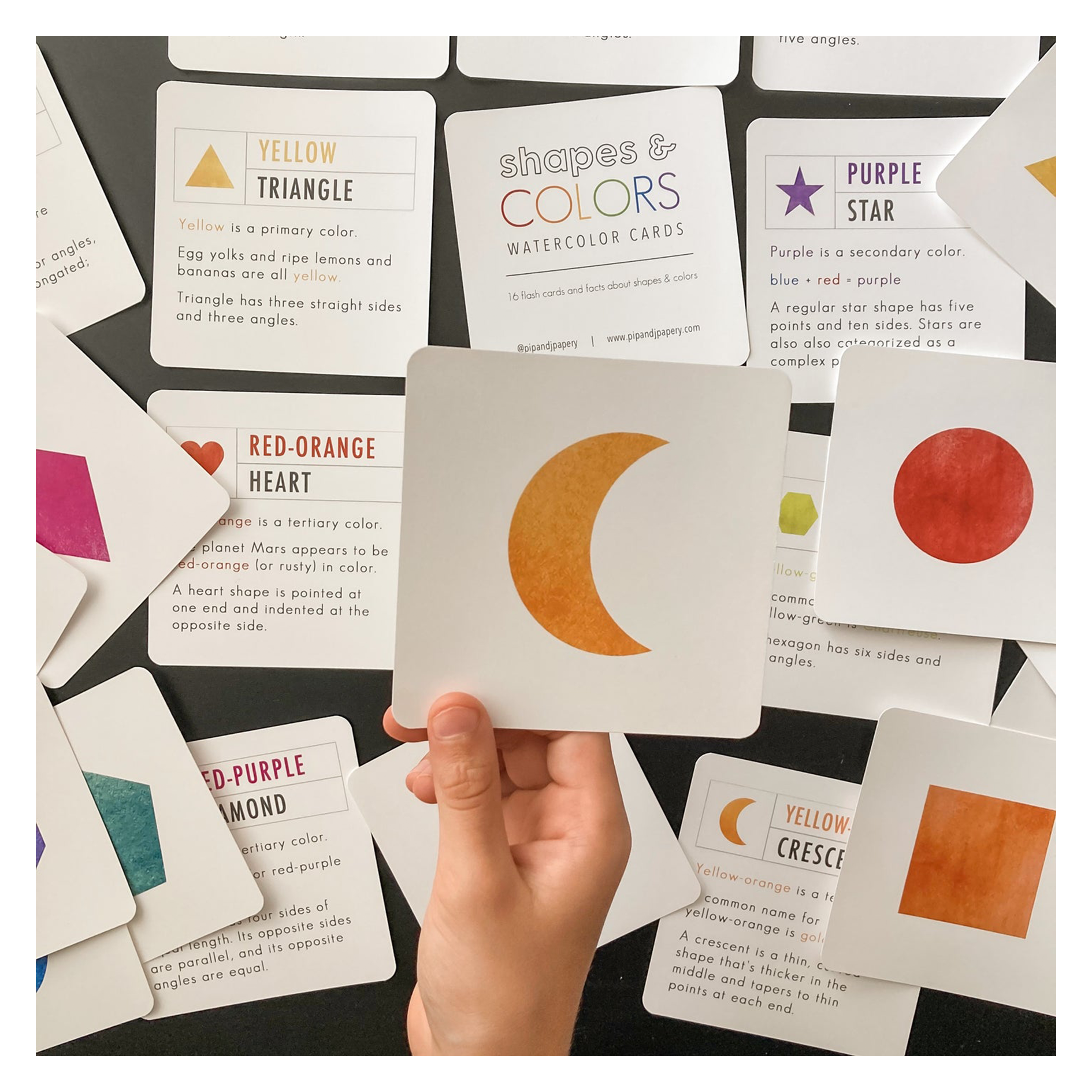Color and Shape Cards