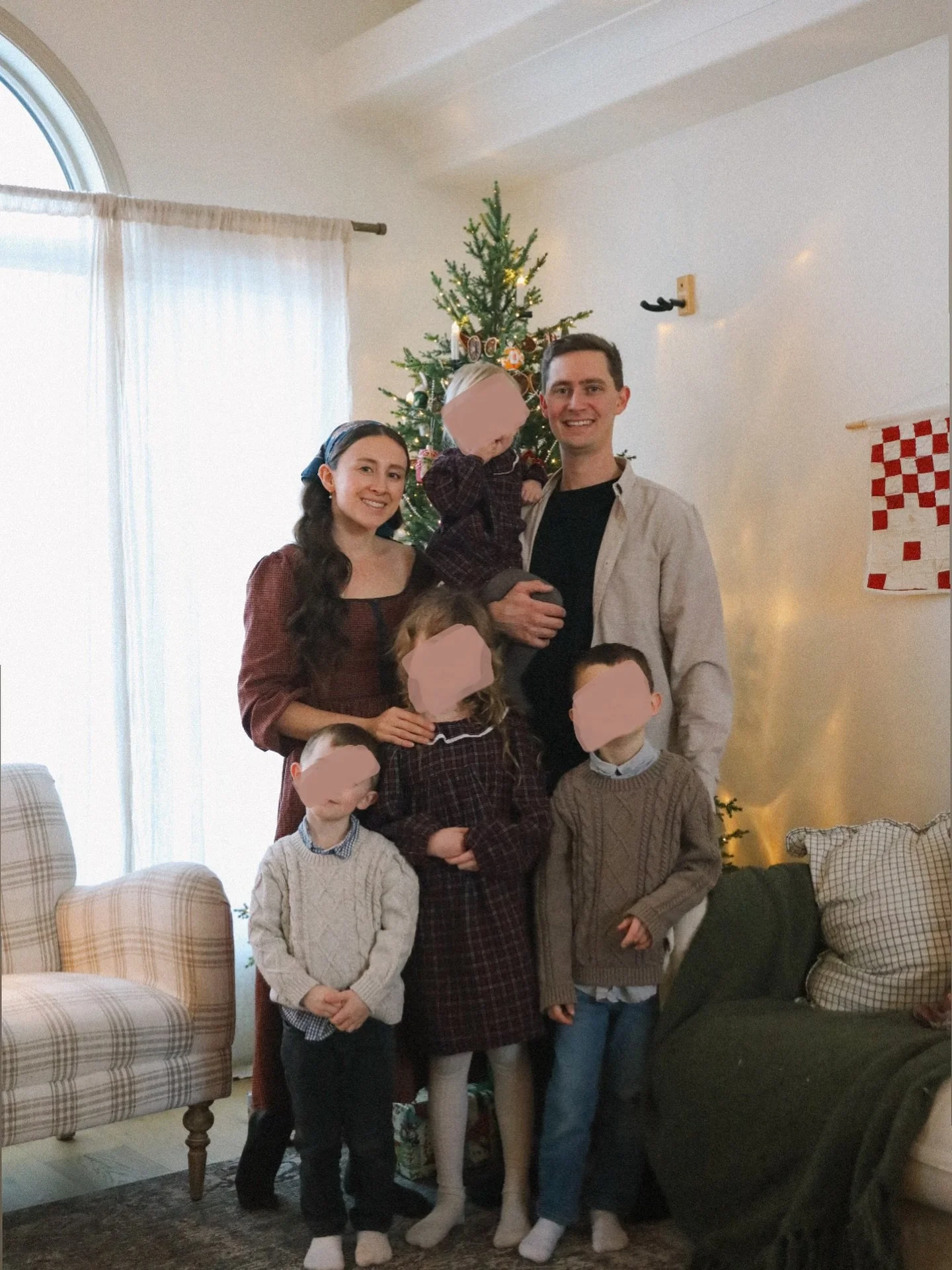 Merry CHRISTmas from our family to yours! Wishing you the sweetest celebration of our Saviour&rsquo;s birth 🌟